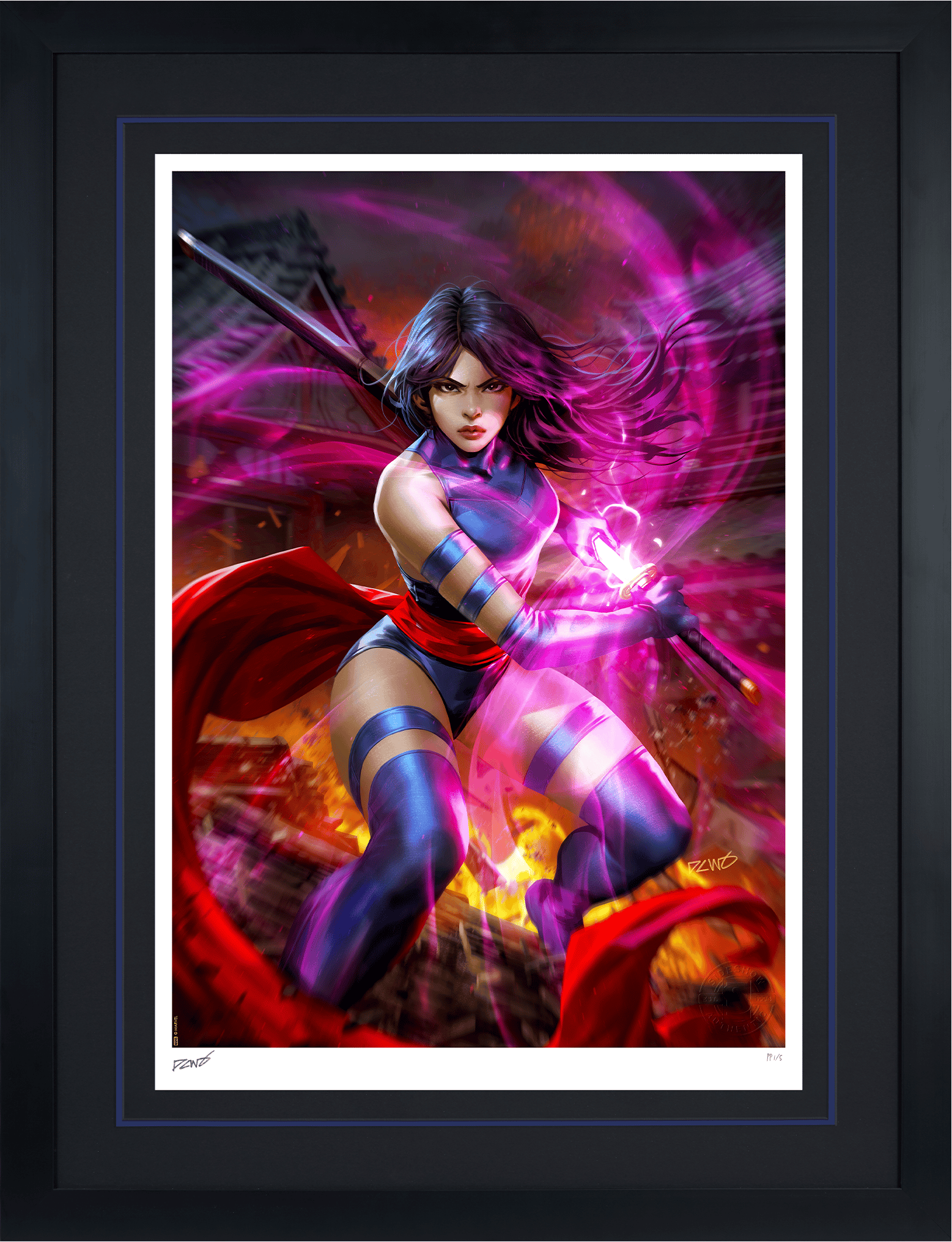 Marvel Psylocke Art Print  Exclusive Edition View 6