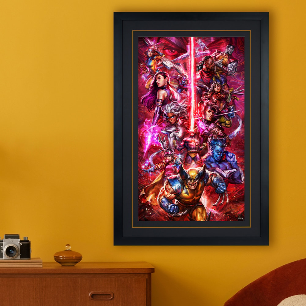Marvel The X-Men vs Magneto (Holofoil Variant) Art Print  Exclusive Edition View 1