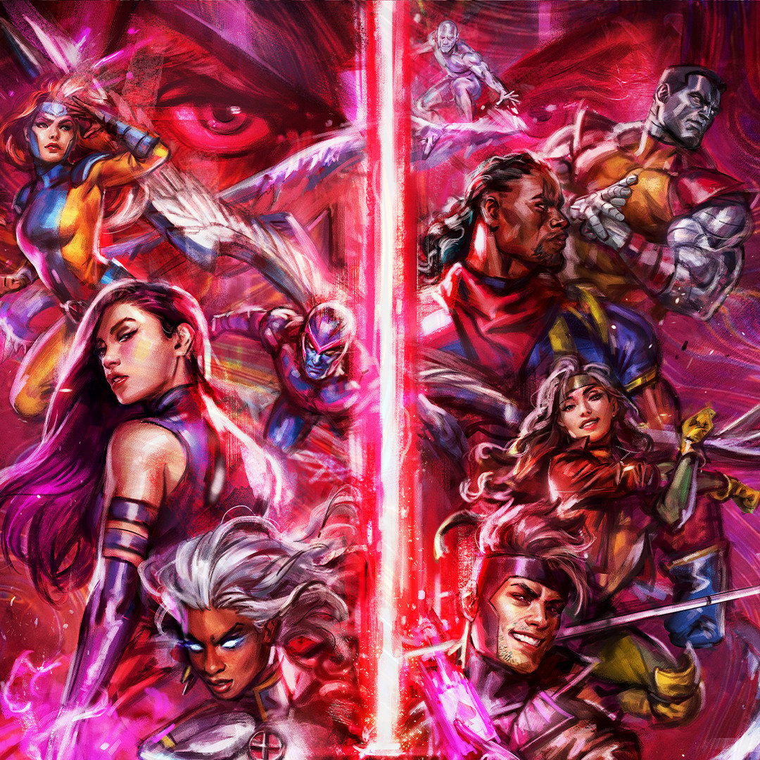 Marvel The X-Men vs Magneto (Holofoil Variant) Art Print  Exclusive Edition View 3