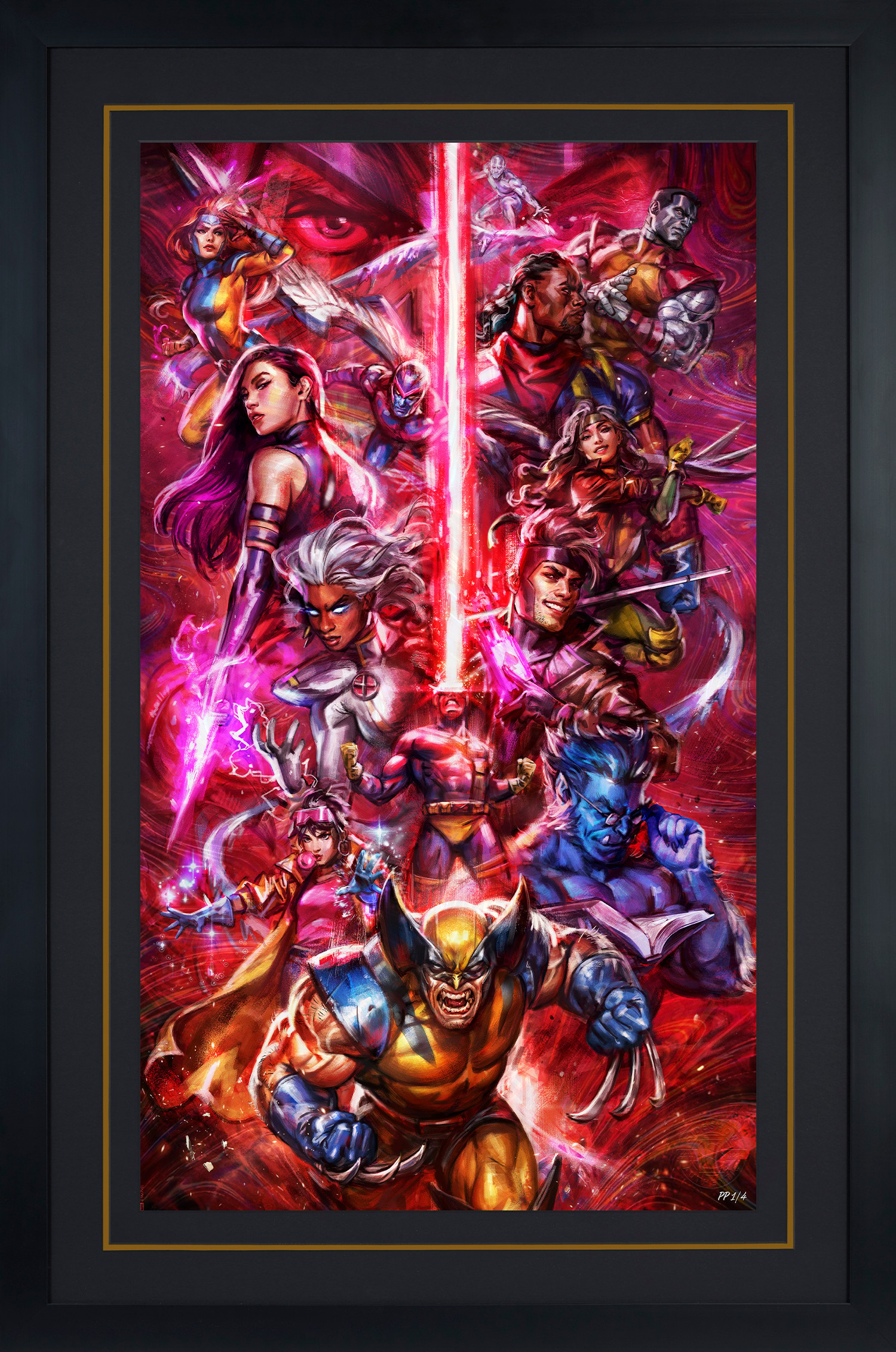 Marvel The X-Men vs Magneto (Holofoil Variant) Art Print  Exclusive Edition View 7