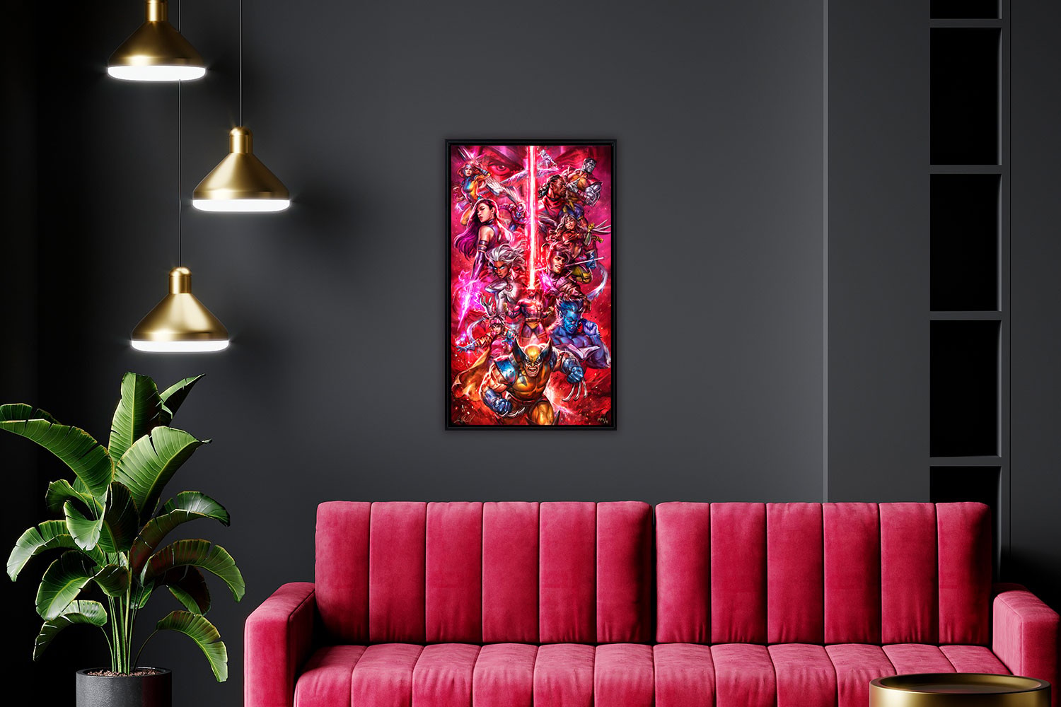 Marvel The X-Men vs Magneto Art Print  Exclusive Edition View 1