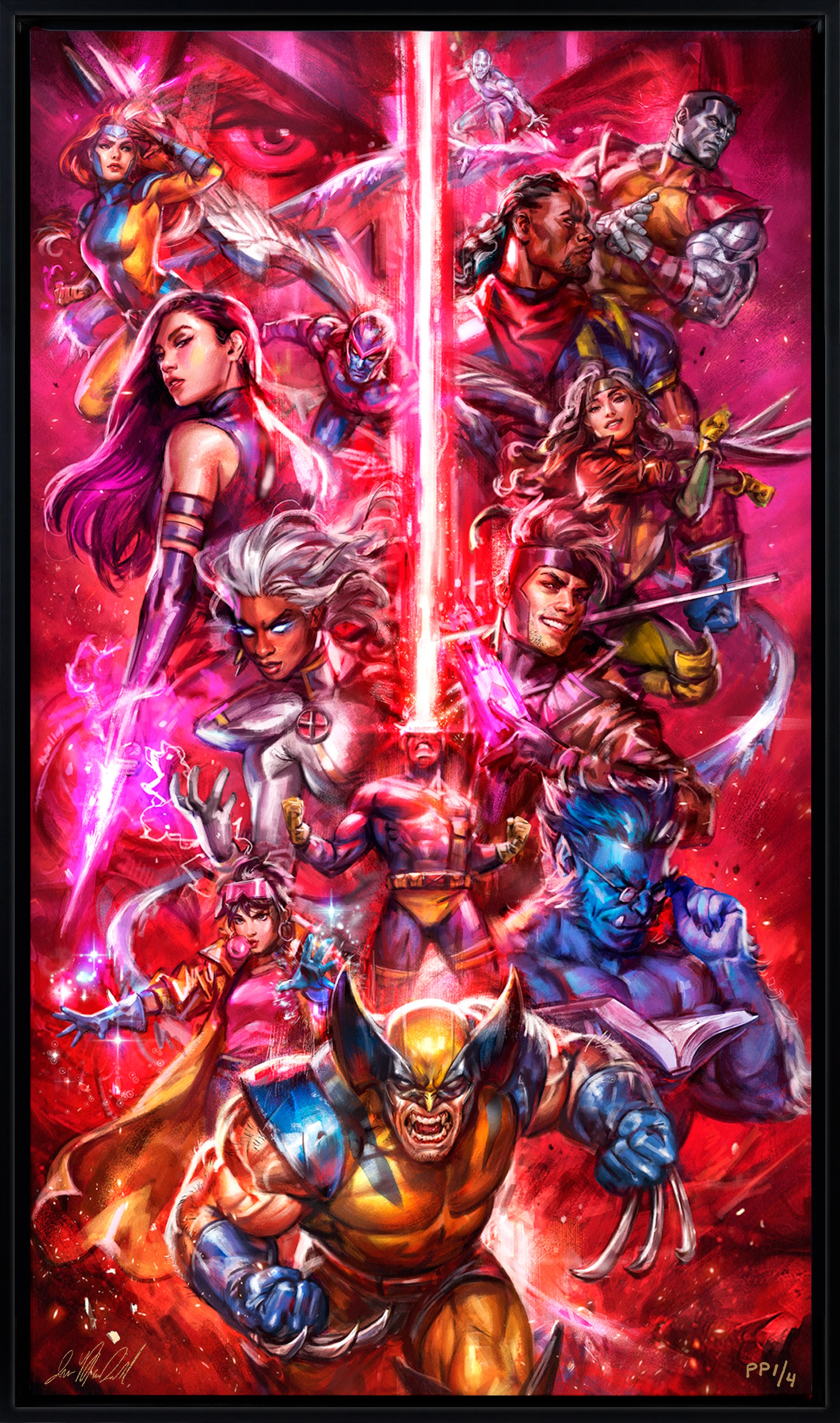 The X-Men vs Magneto Fine Art Print by Ian MacDonald | Sideshow