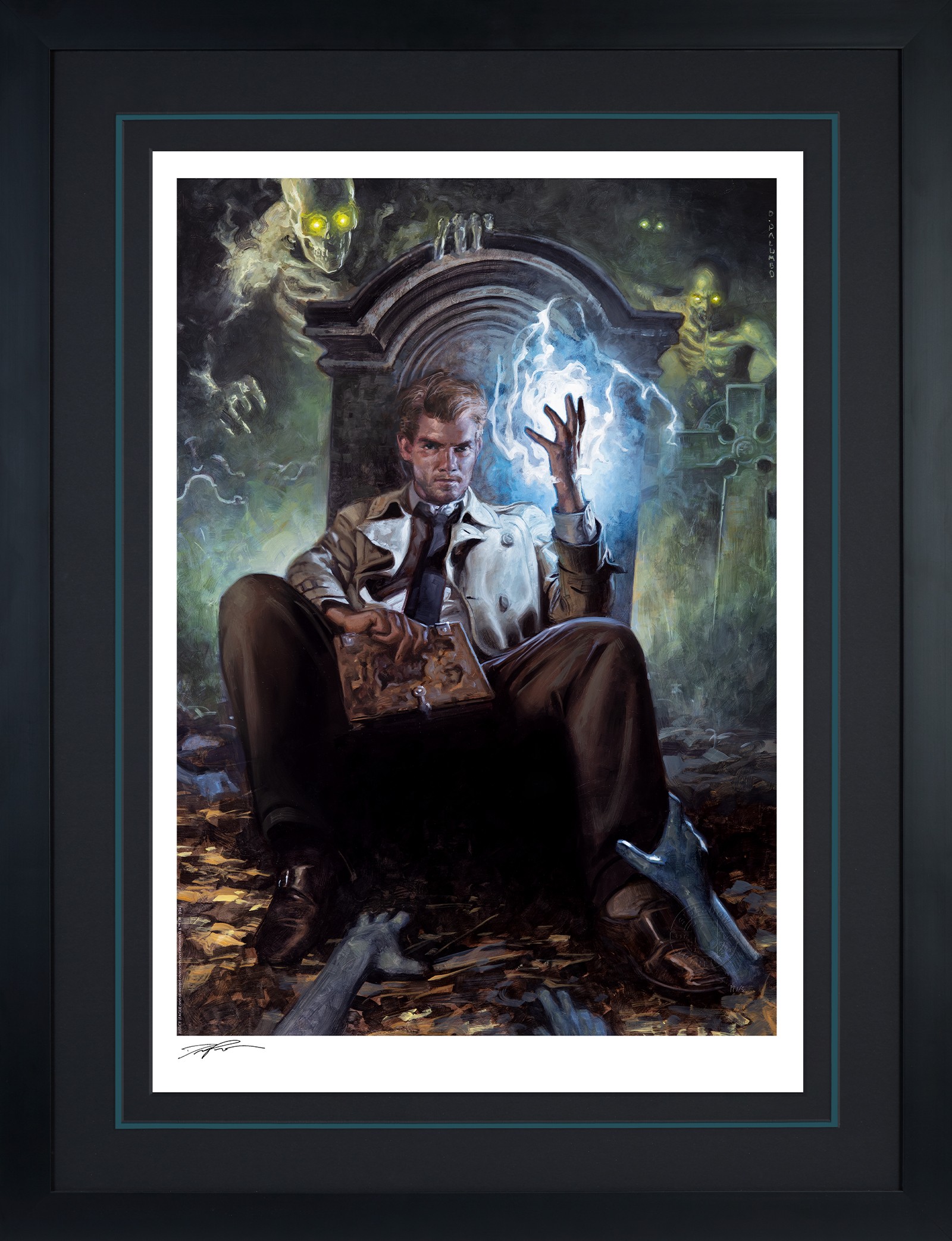 John Constantine Fine Art Print by David Palumbo | Sideshow Collectibles, image size:1600x2084