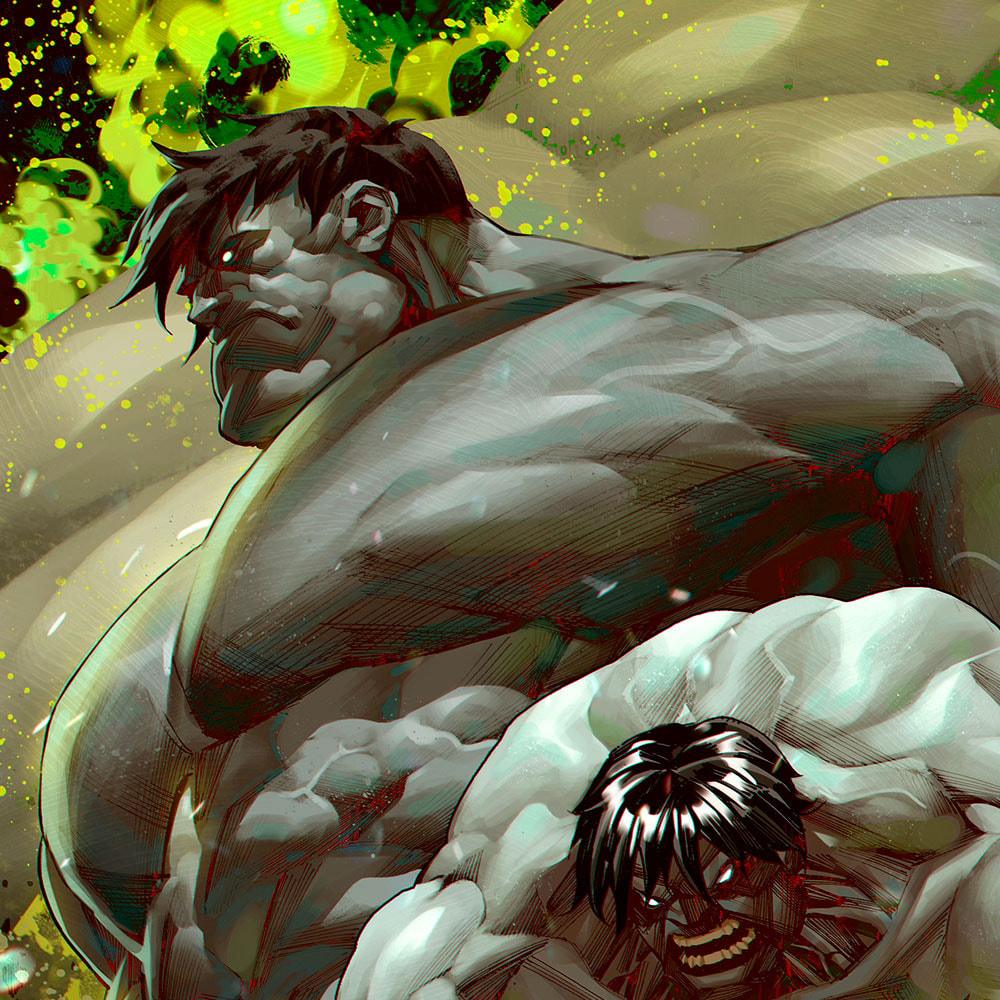 Marvel The Hulk Origins Art Print  Exclusive Edition View 2