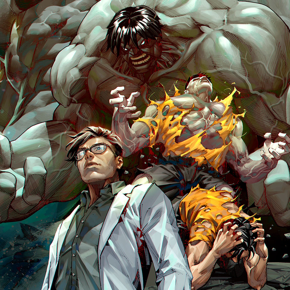 Marvel The Hulk Origins Art Print  Exclusive Edition View 3