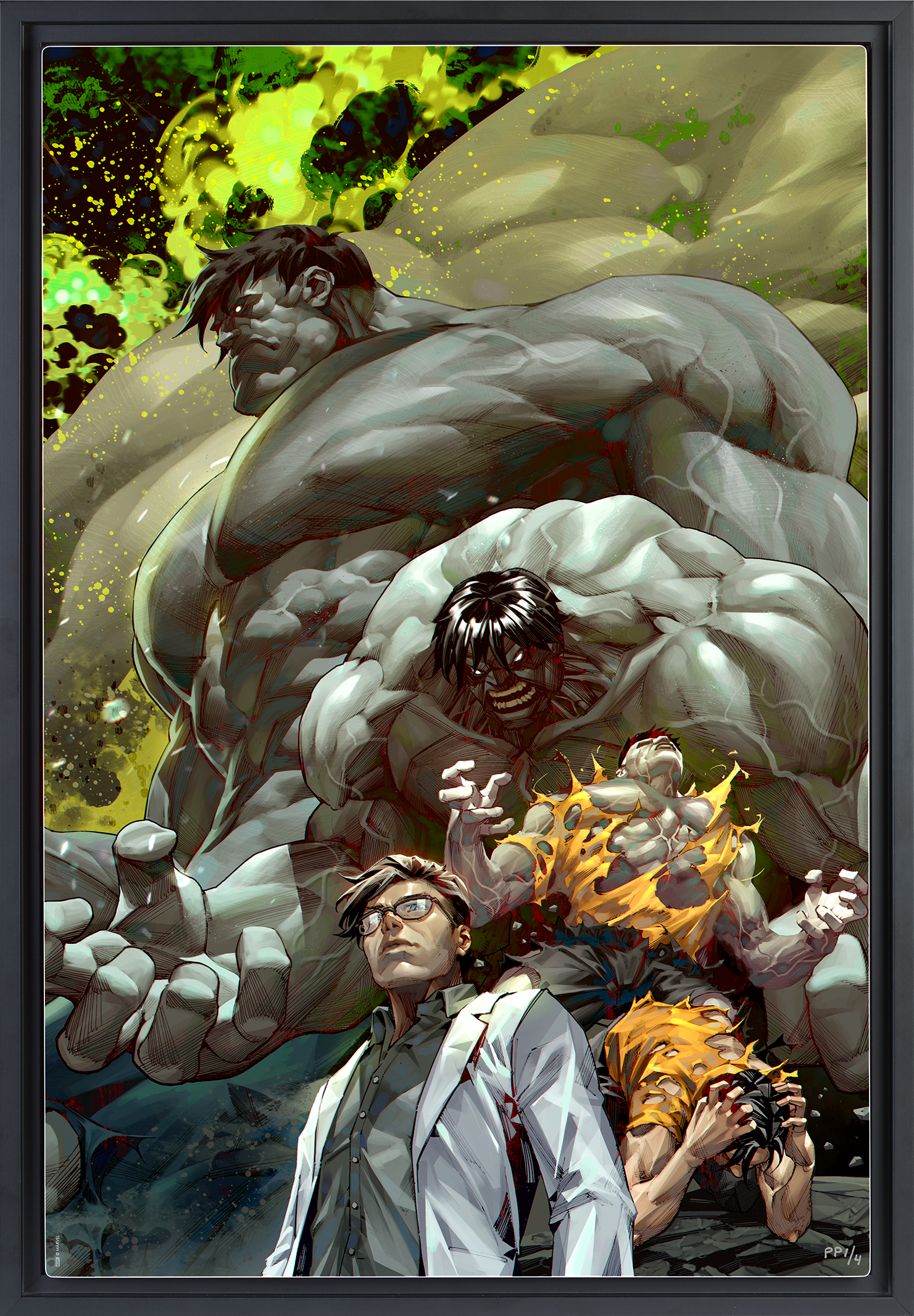Marvel The Hulk Origins Art Print  Exclusive Edition View 5