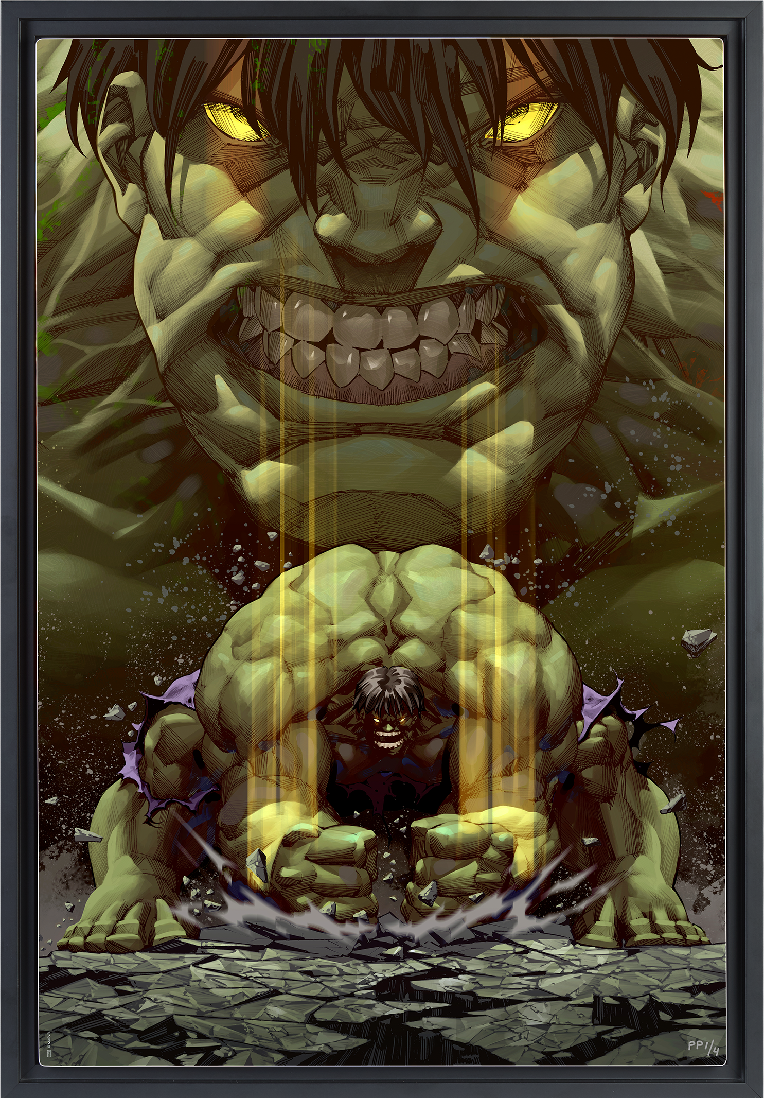 Marvel The Incredible Hulk Art Print  Exclusive Edition View 5