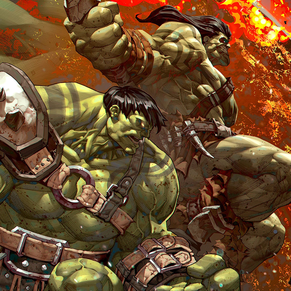 Marvel Planet Hulk Art Print  Exclusive Edition View 2