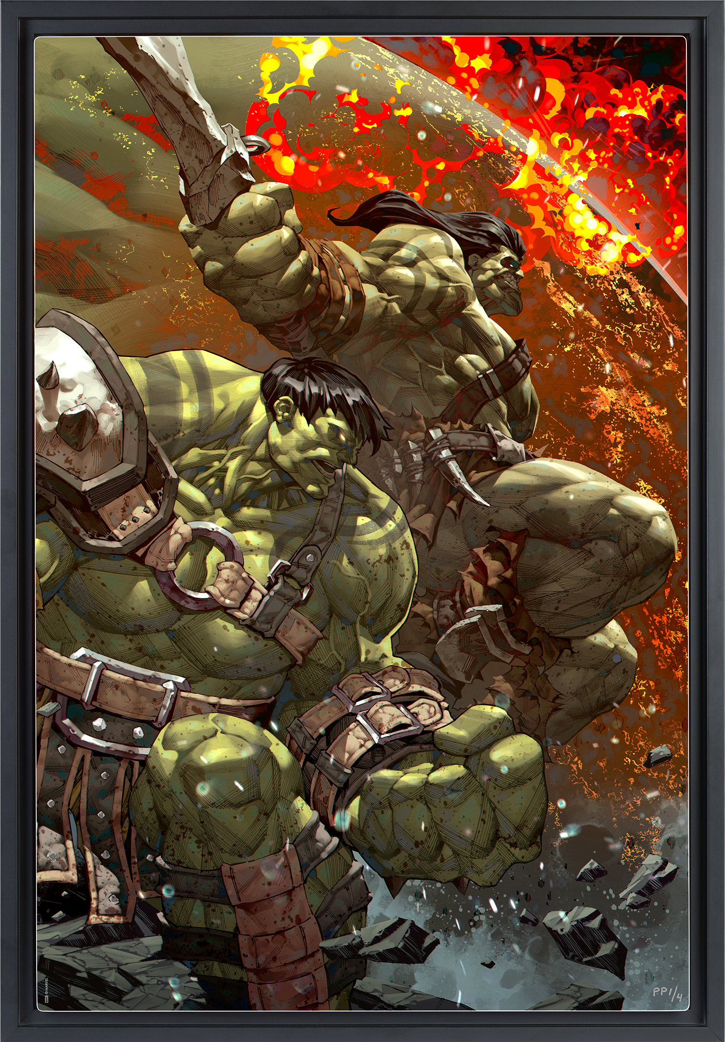 Marvel Planet Hulk Art Print  Exclusive Edition View 4