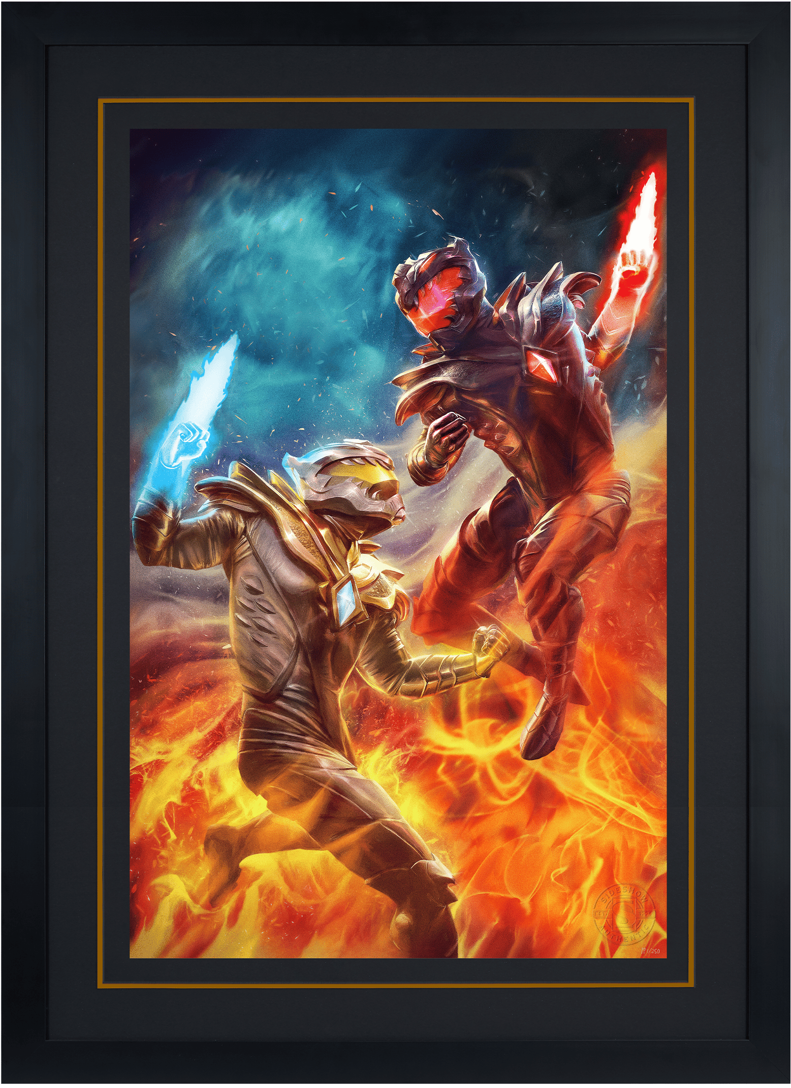 Legend of the White Dragon Legend of the White Dragon: White Dragon vs Dragon Prime Art Print  Exclusive Edition View 5