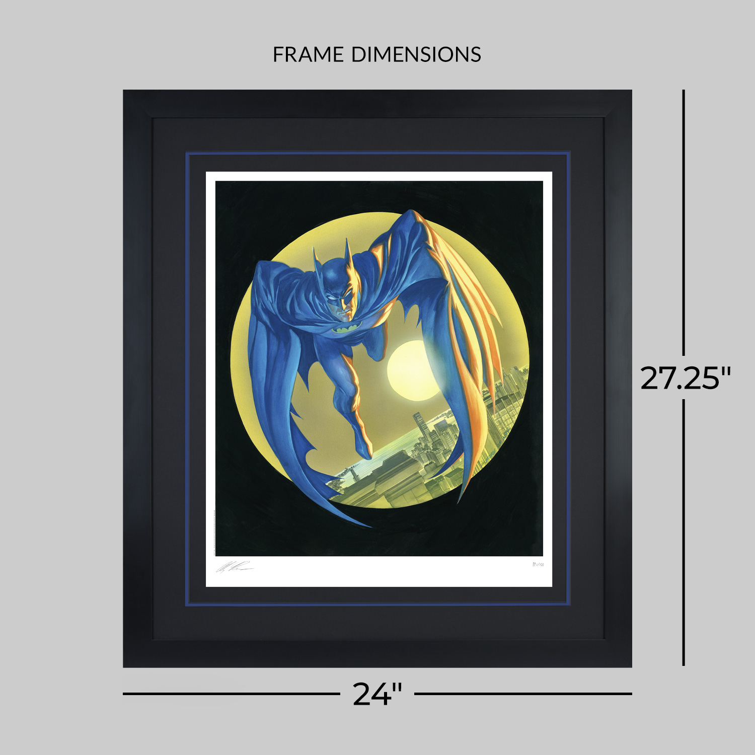 Bat Signal Fine Art Print by Alex Ross | Sideshow Collectibles