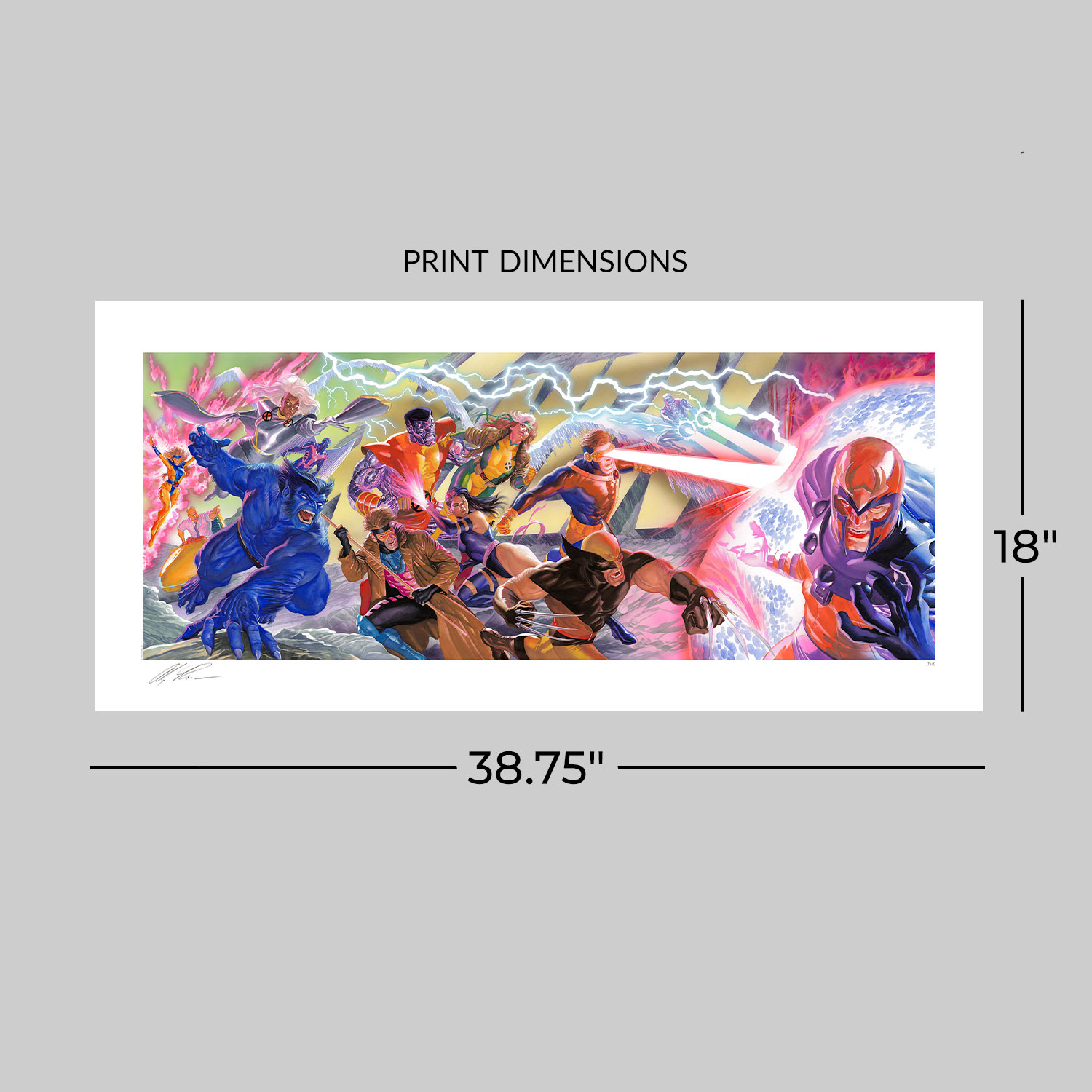 XXe Siecle 1962-76 7冊セット リトグラフ付 アートマガジン X-Men: 60th Anniversary Tribute Fine Art Print by Alex Ross