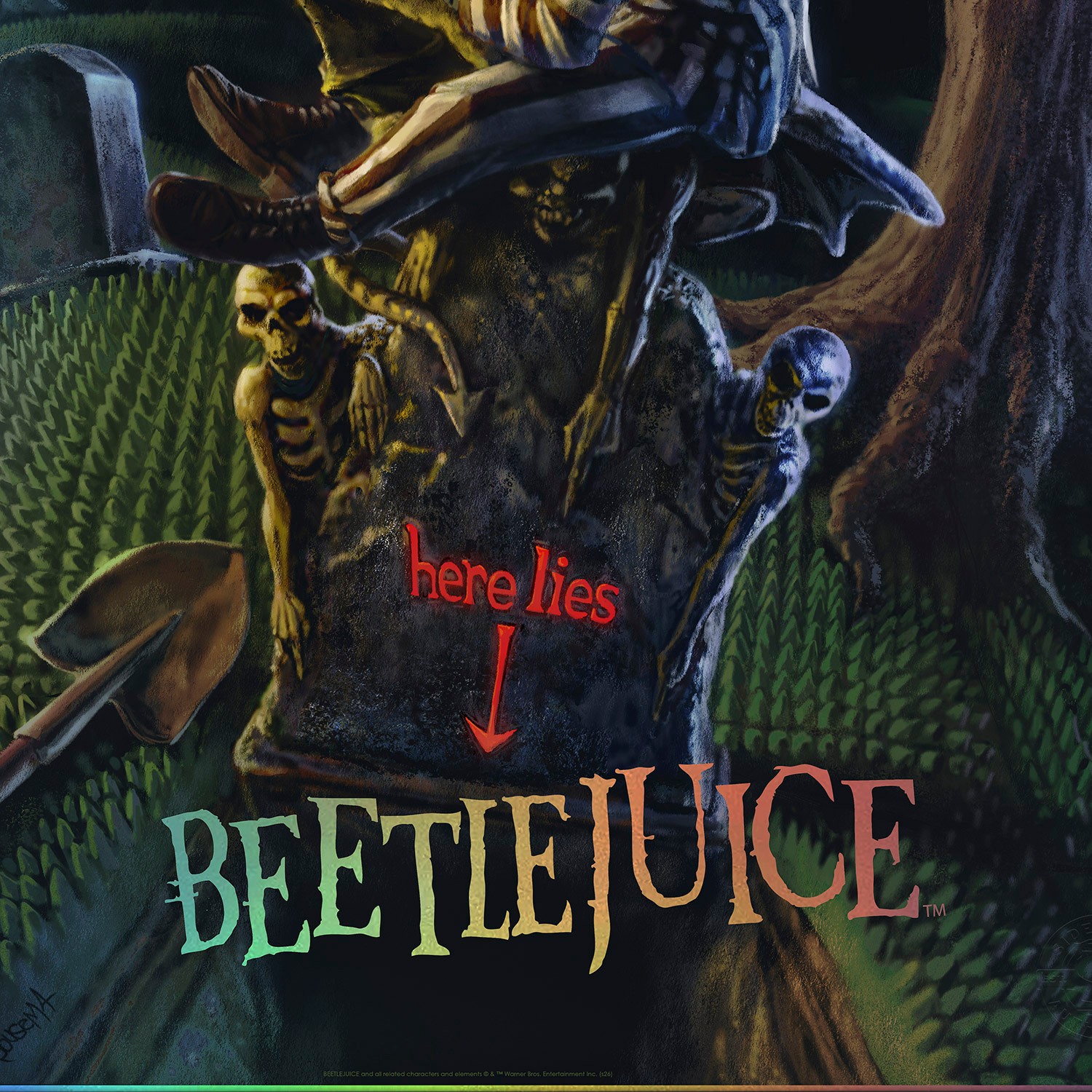 Beetlejuice Beetlejuice: The Ghost with the Most (Holofoil Variant) Movie Poster  View 5