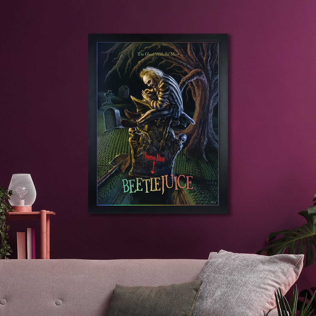 Beetlejuice Beetlejuice: The Ghost with the Most (Holofoil Variant) Movie Poster  View 3
