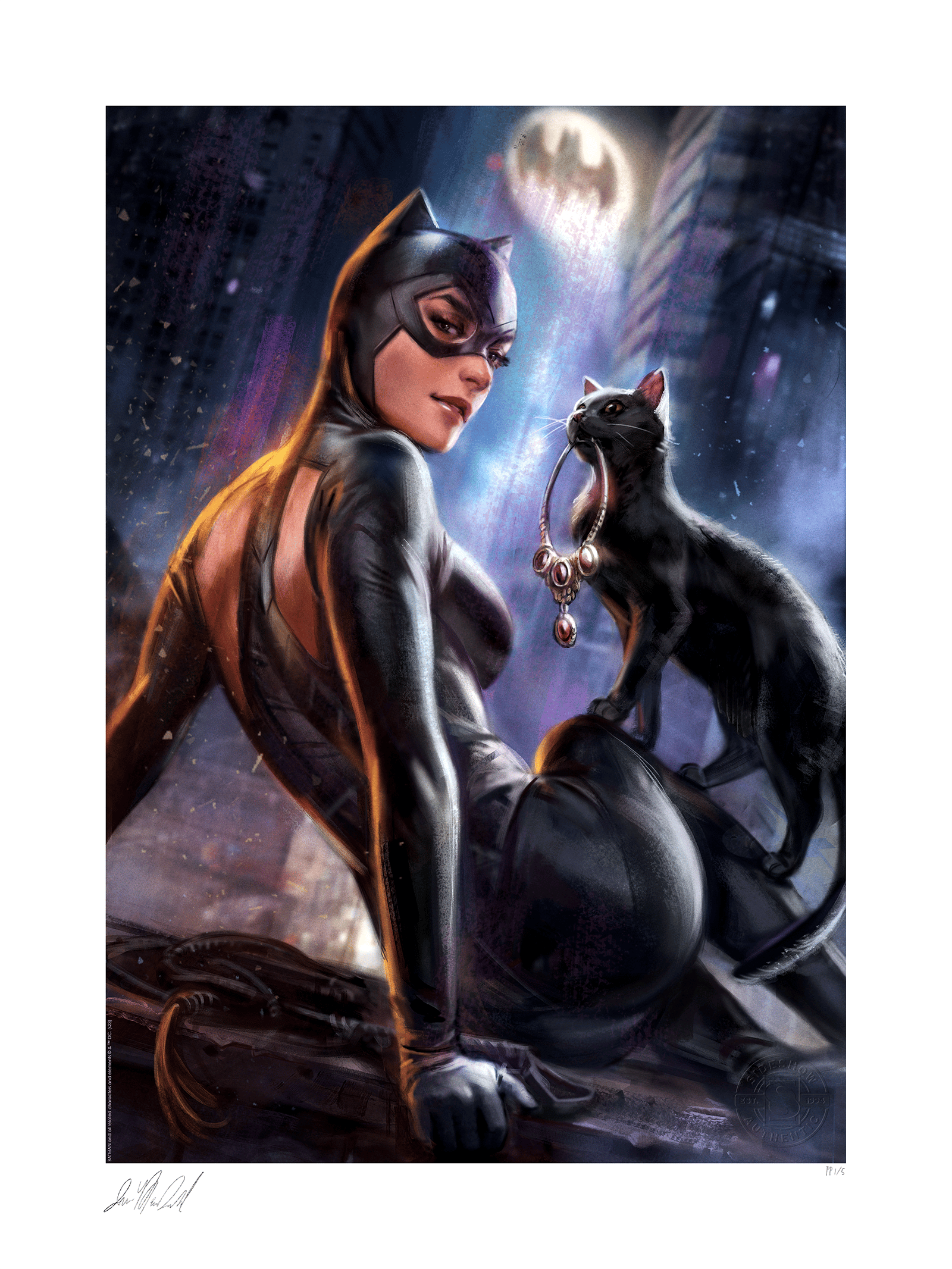 DC Comics Catwoman: Girl's Best Friend Art Print  Exclusive Edition View 2