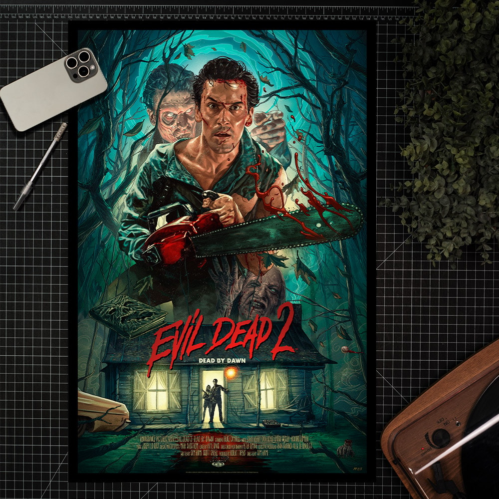 Evil Dead II Evil Dead 2: Dead By Dawn Movie Poster  Exclusive Edition View 1