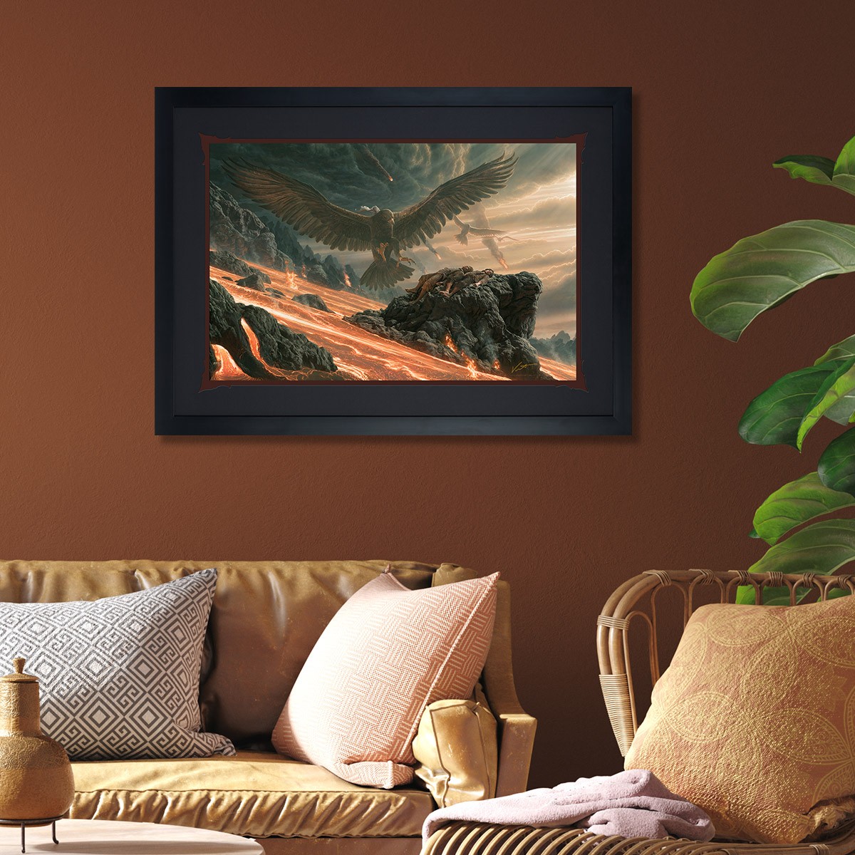 The Lord of the Rings Salvation at Mt. Doom: Here at the End of All Things Art Print  View 1