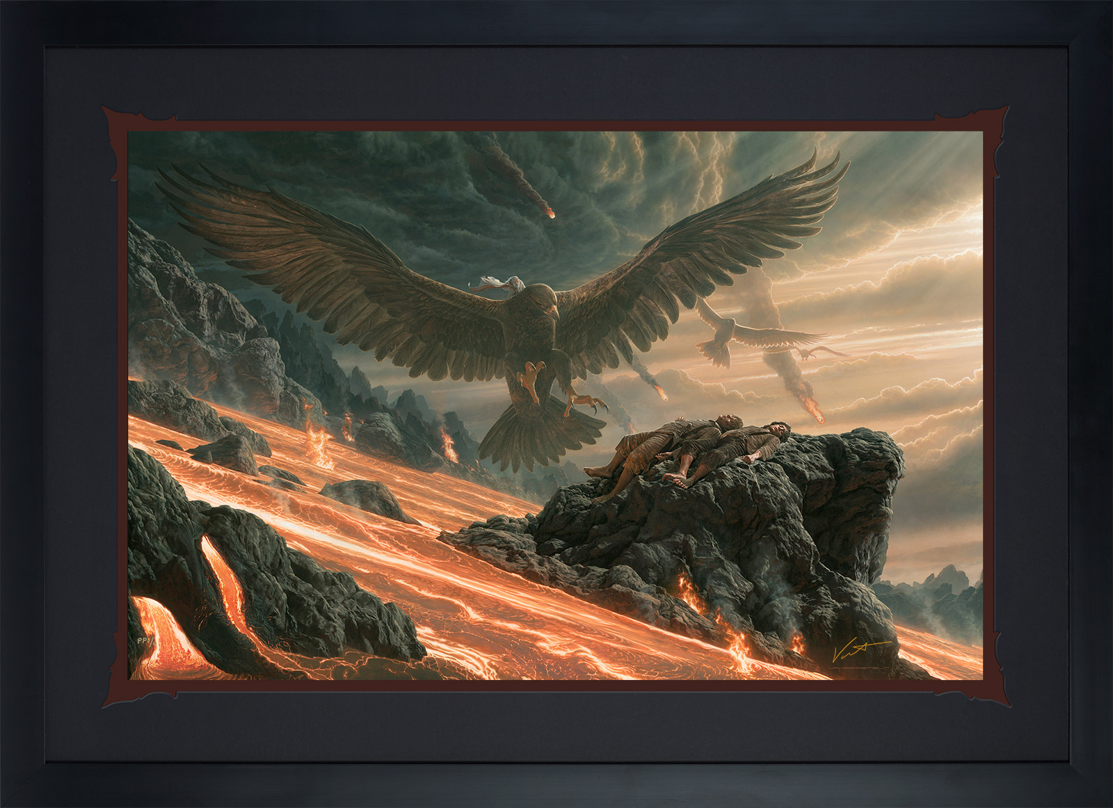 The Lord of the Rings Salvation at Mt. Doom: Here at the End of All Things Art Print  View 5