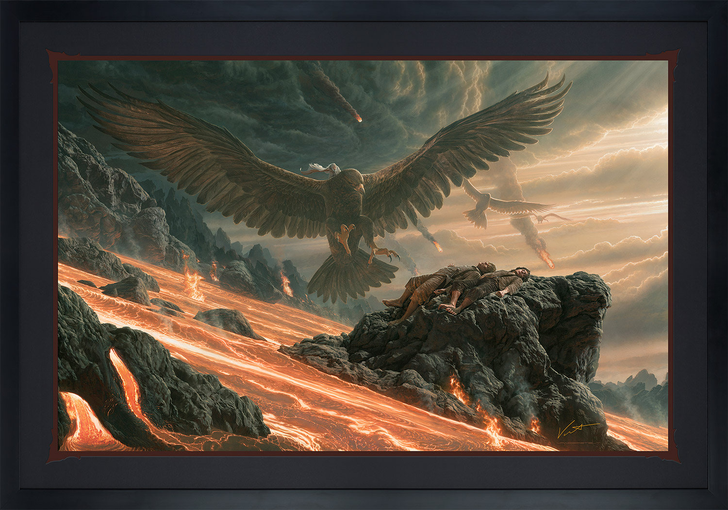 The Lord of the Rings Salvation at Mt. Doom: Here at the End of All Things Art Print  View 5