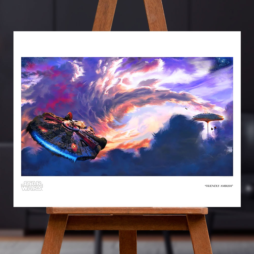Star Wars Friendly Ambush Art Print  View 1