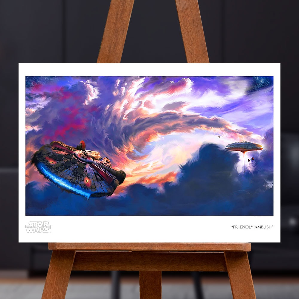 Star Wars Friendly Ambush Art Print  View 1