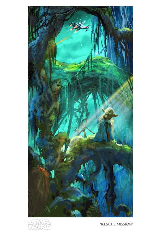 Star Wars Rescue Mission Art Print  View 2