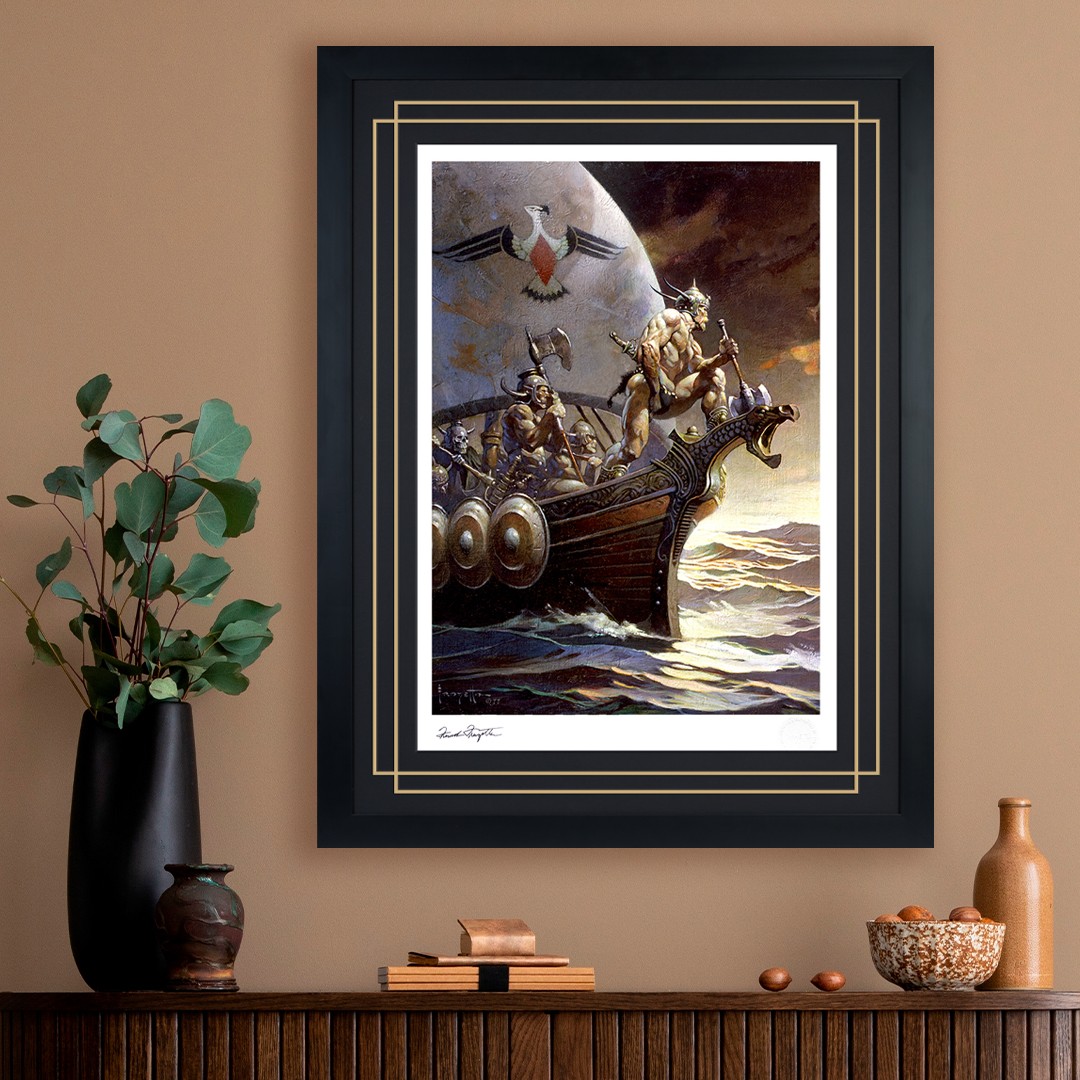 Frank Frazetta Kane on the Golden Sea Art Print  View 1