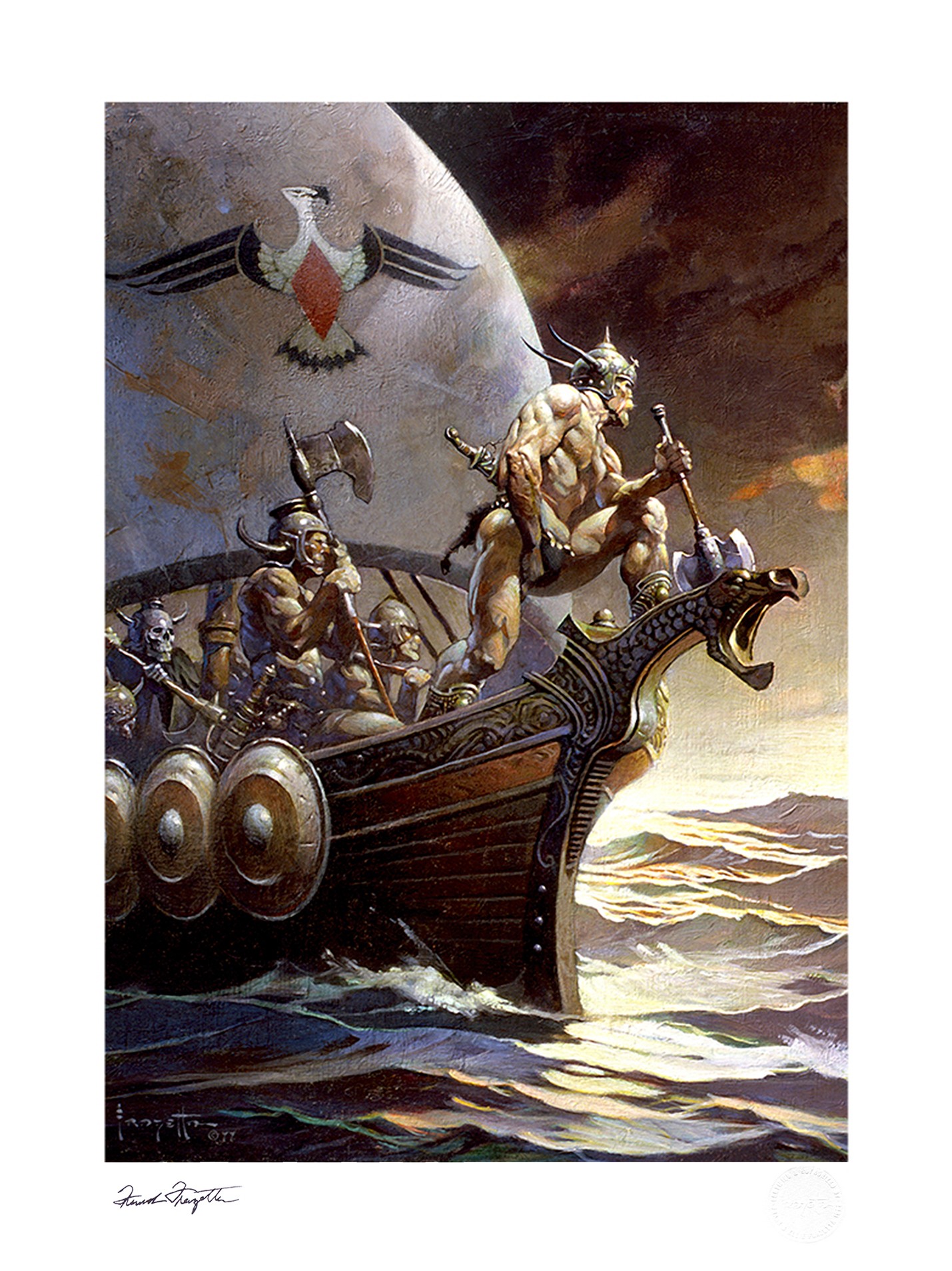 Frank Frazetta Kane on the Golden Sea Art Print  View 5