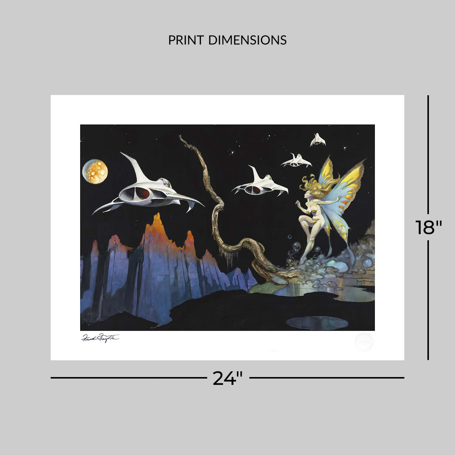 Frank Frazetta Dream Flight Art Print  View 5