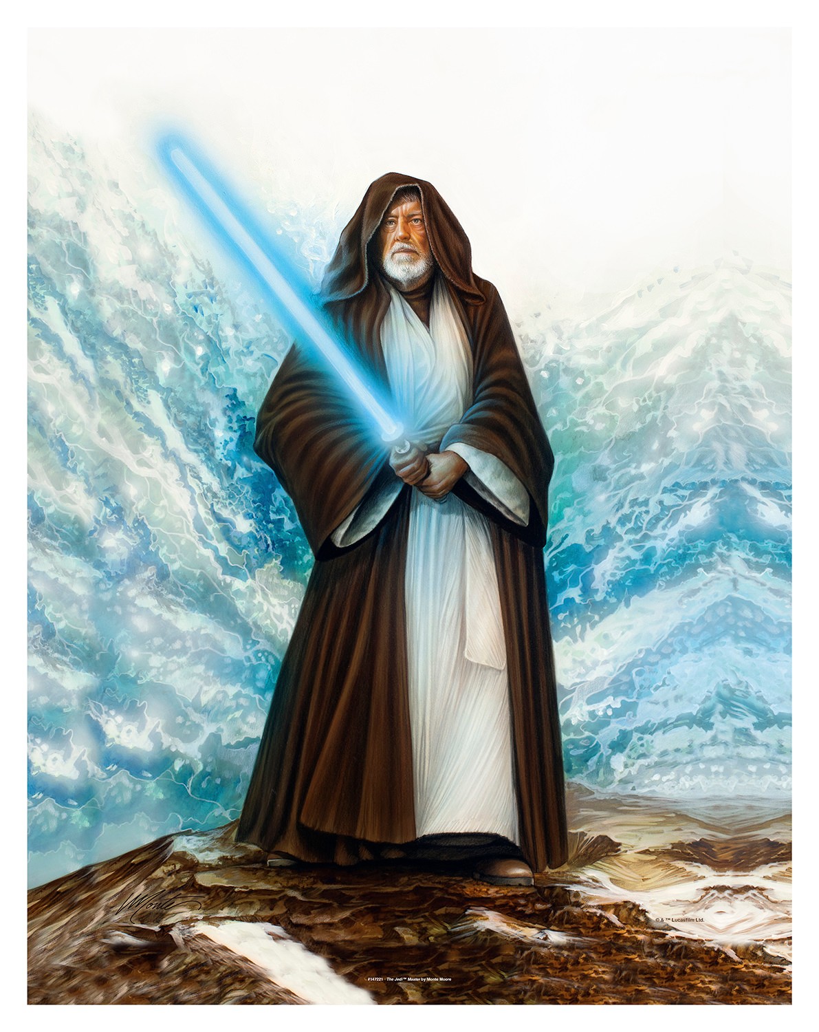 The Jedi Master™ Art Print by Art Brand Studios | Sideshow Collectibles