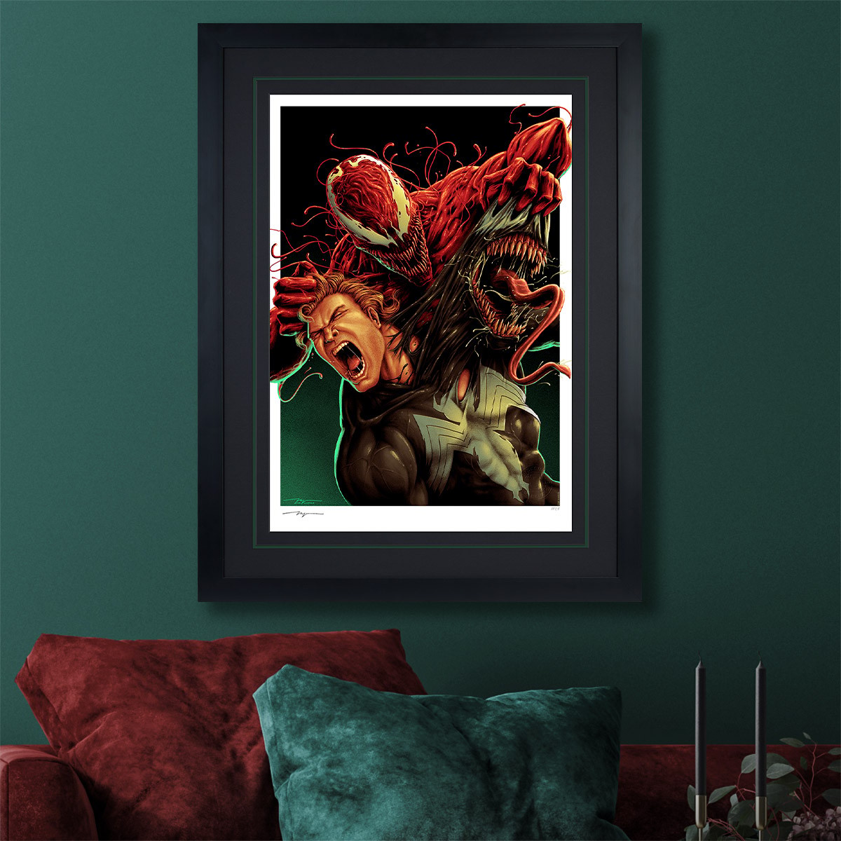 Marvel Venom: Carnage Unleashed Variant Art Print  Exclusive Edition View 1