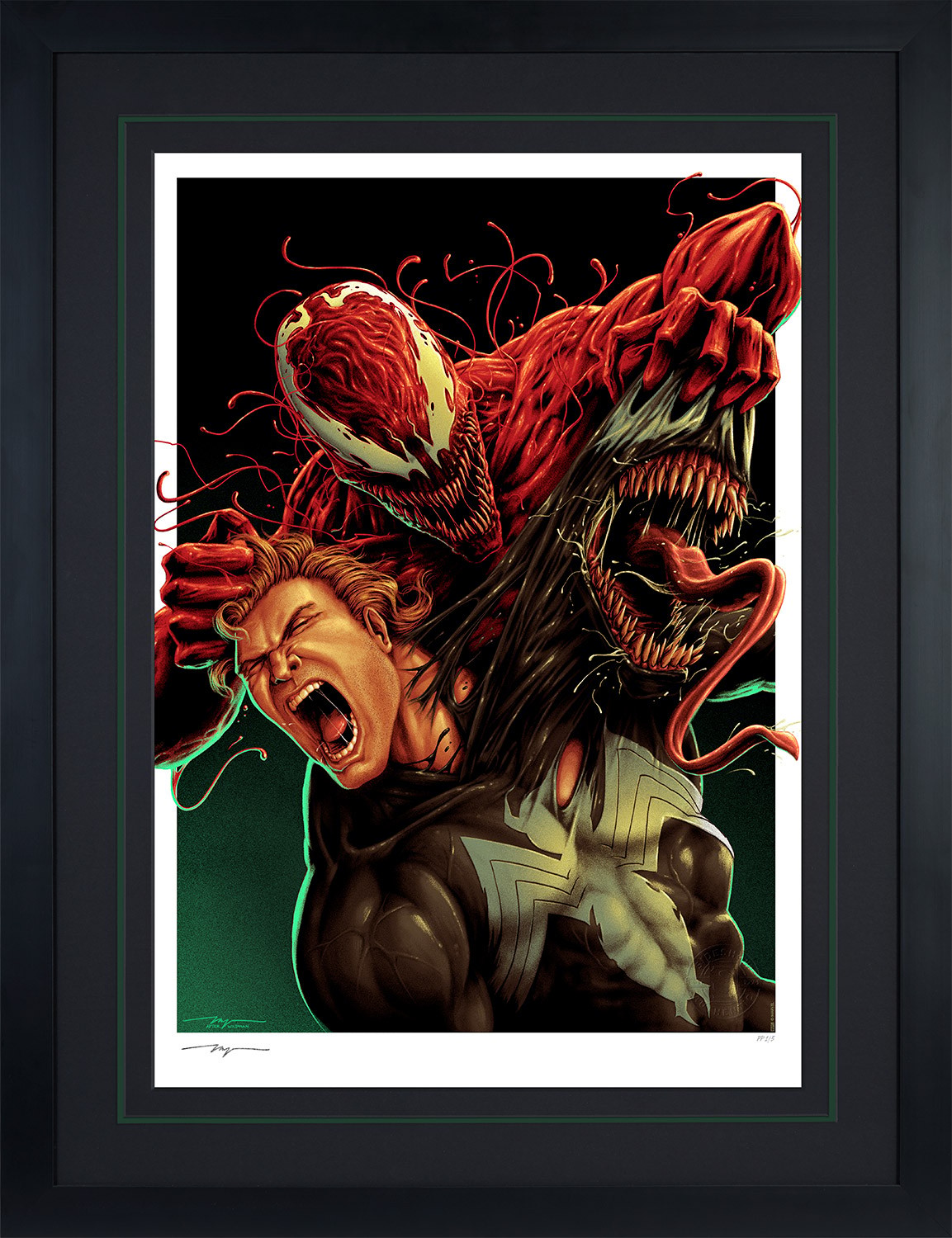 Marvel Venom: Carnage Unleashed Variant Art Print  Exclusive Edition View 6
