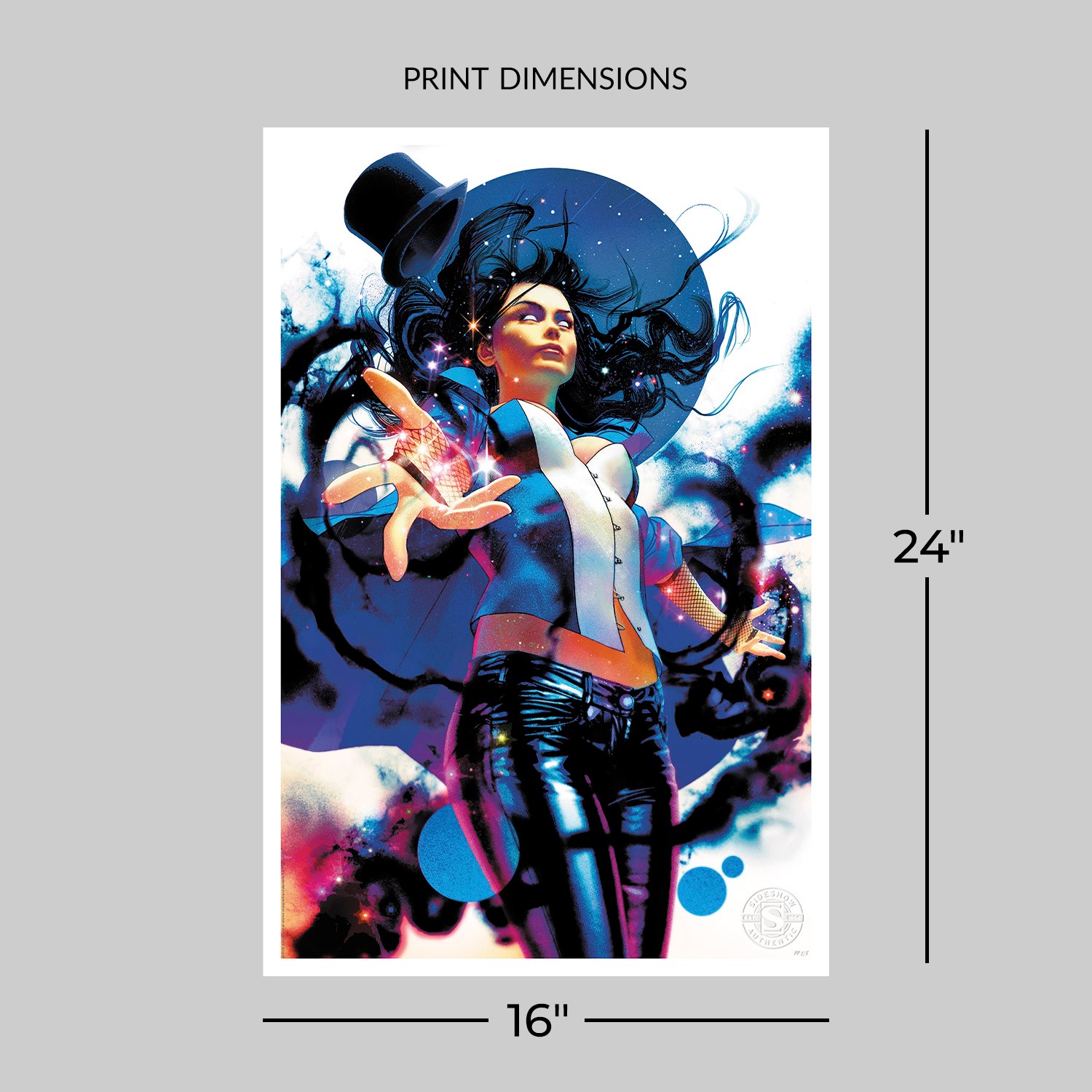 DC Comics Zatanna Art Print  Exclusive Edition View 2