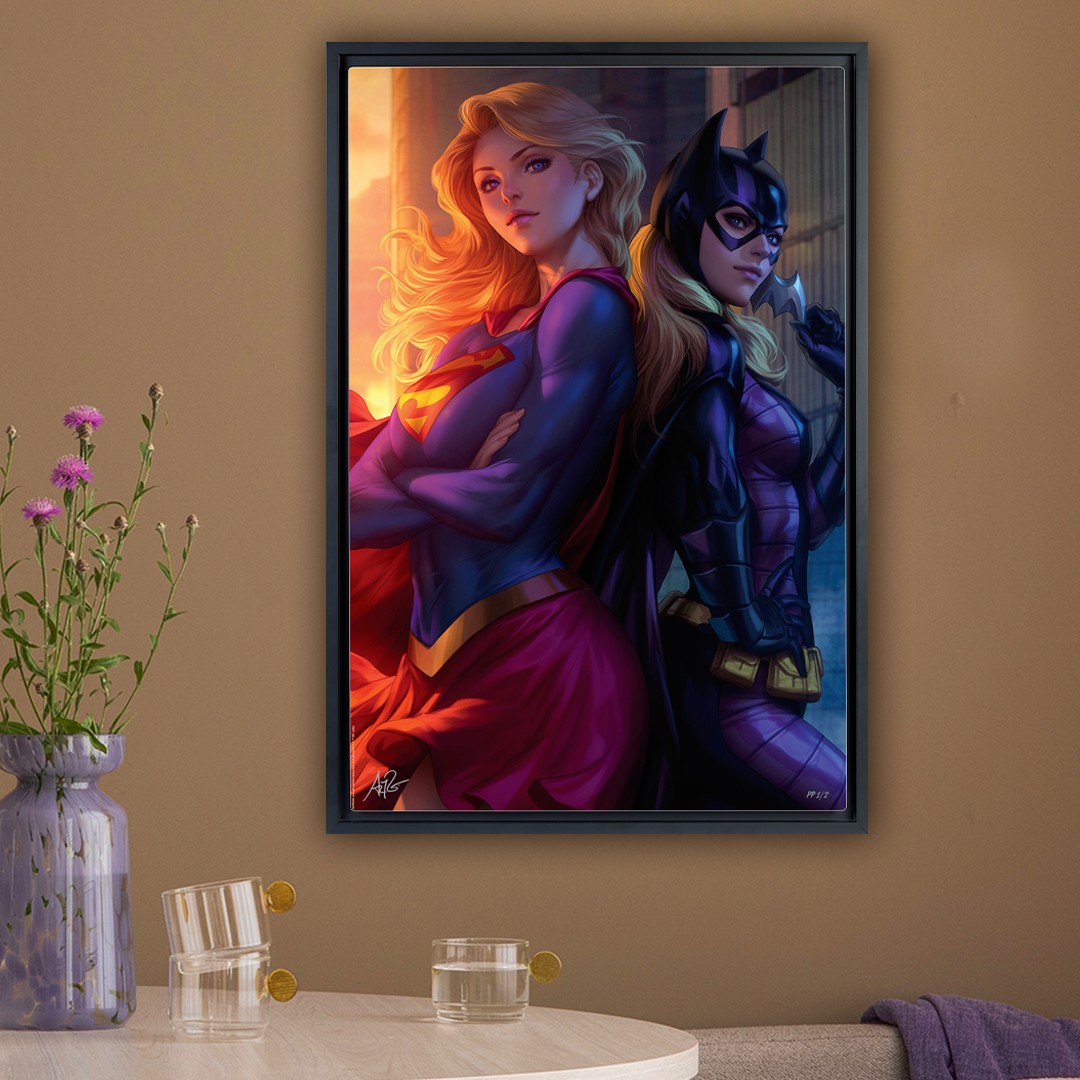 DC Comics Supergirl™ & Batgirl™ Art Print  Exclusive Edition View 1