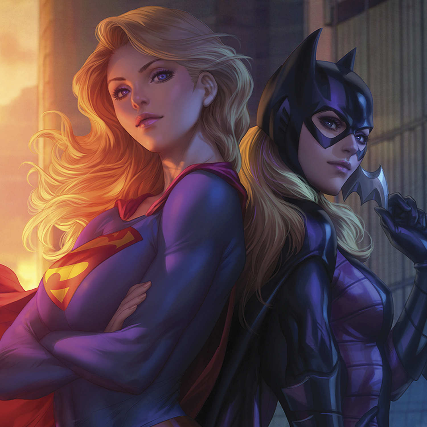 DC Comics Supergirl™ & Batgirl™ Art Print  Exclusive Edition View 3