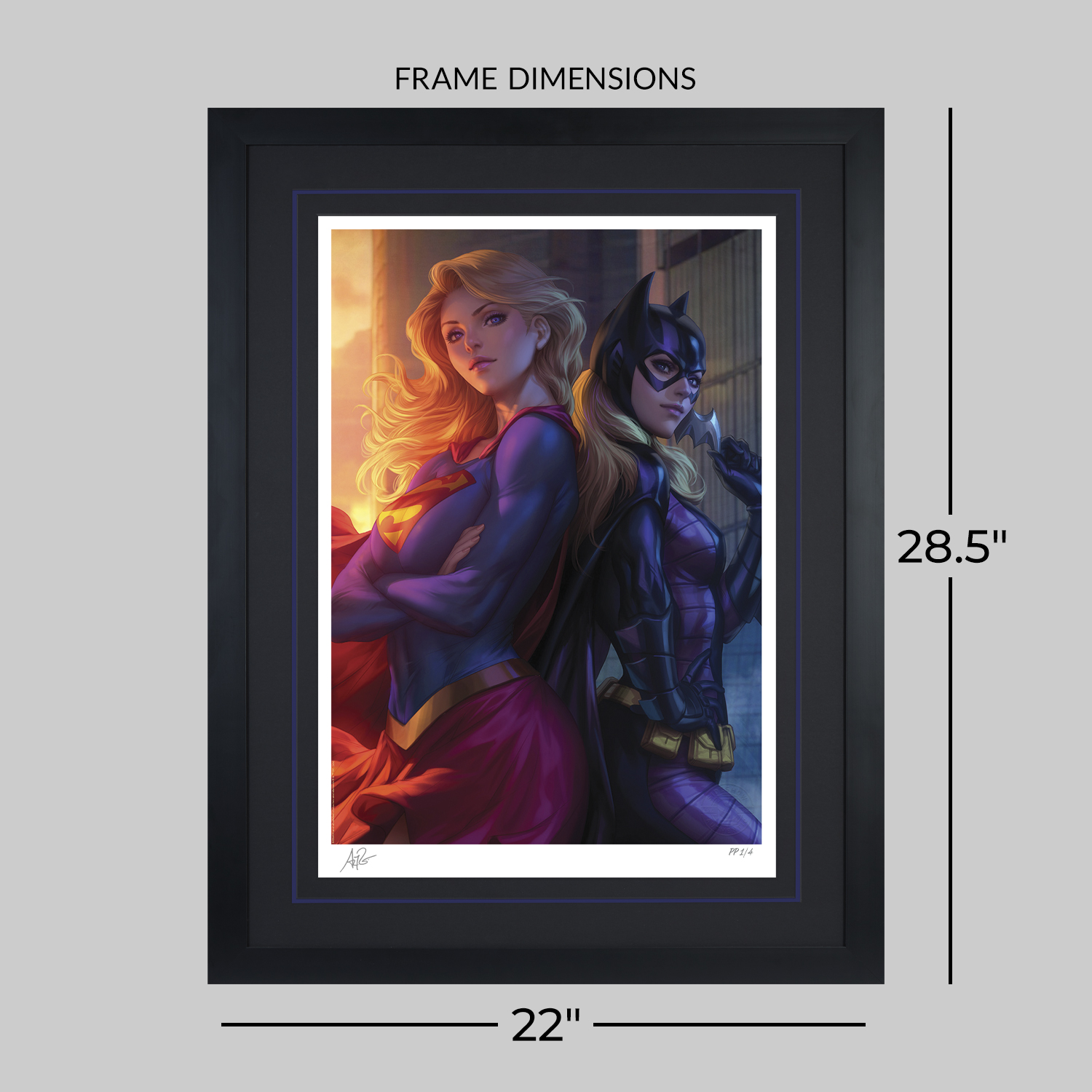DC Comics Supergirl™ & Batgirl™ Art Print  Exclusive Edition View 2
