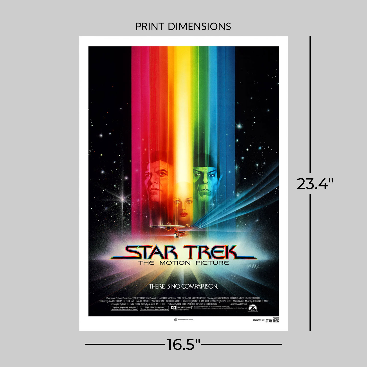 Star Trek Star Trek: The Motion Picture Editions Variant Movie Poster  View 2
