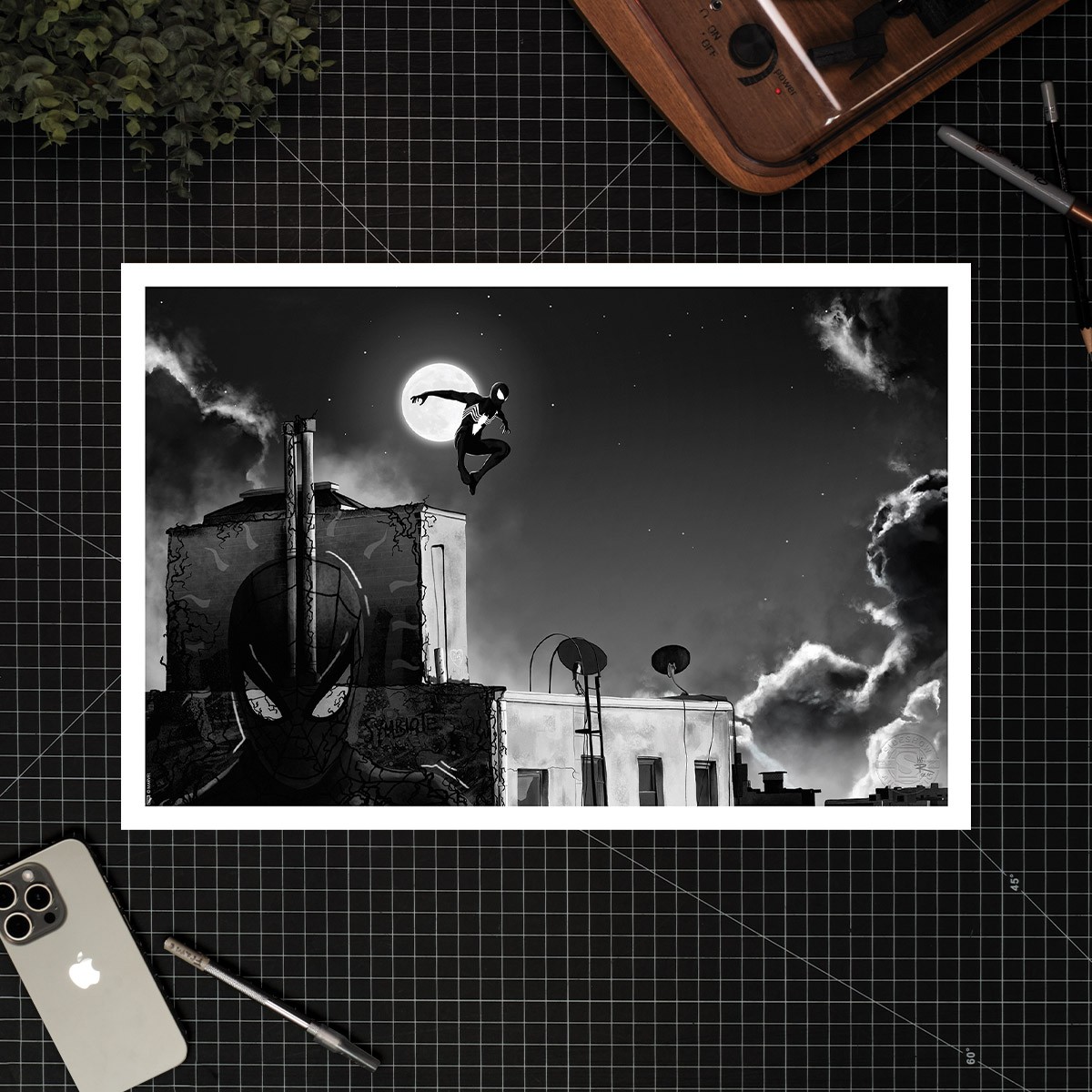 Marvel Spider-Man: Symbiote Art Print  Exclusive Edition View 1