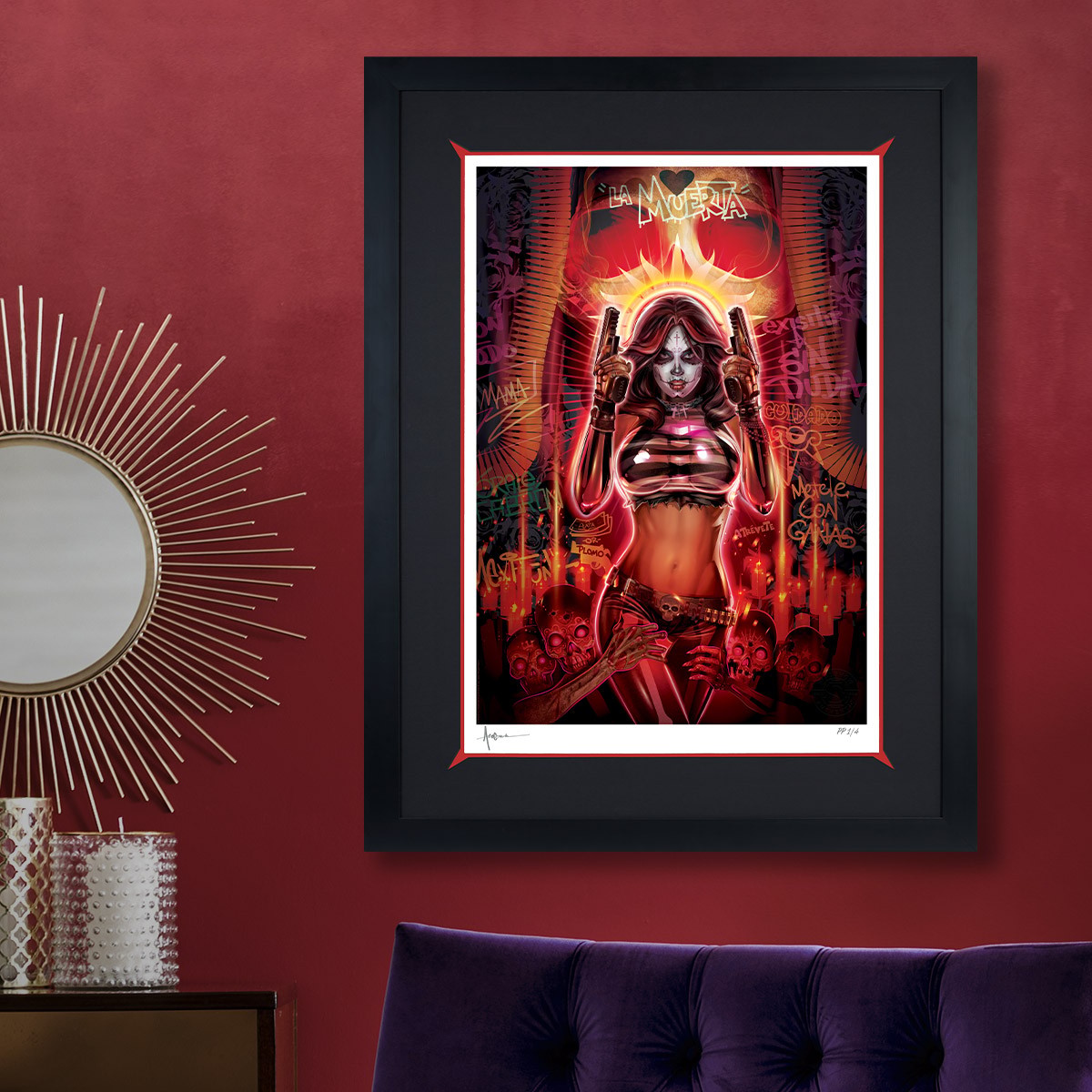 Coffin Comics La Muerta: Día De Los Muertos Art Print  Exclusive Edition View 1