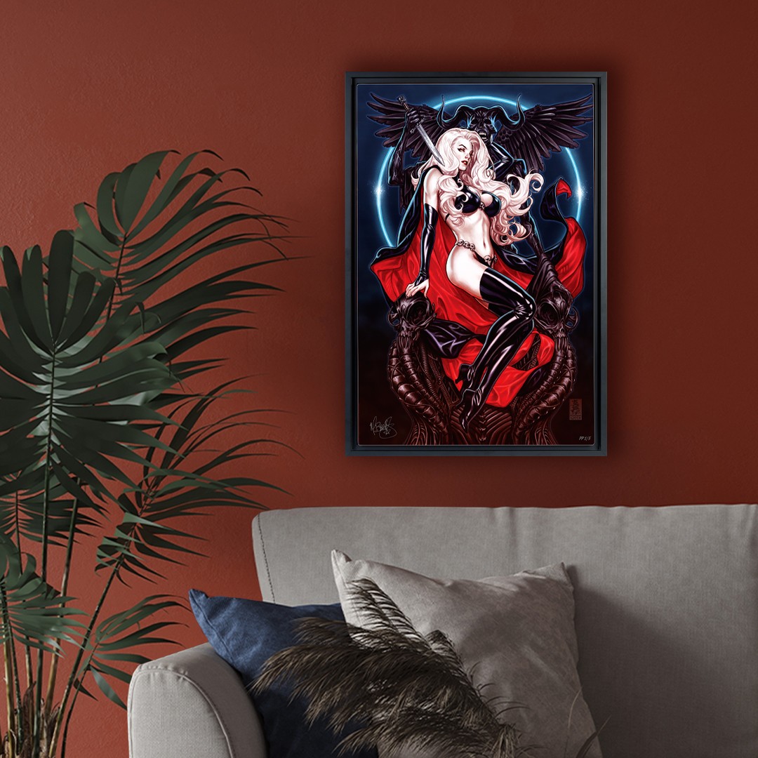 Coffin Comics Lady Death: Blasphemy Anthem Art Print  Exclusive Edition View 1