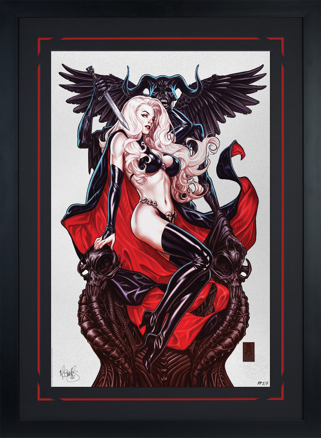 Coffin Comics Lady Death: Blasphemy Anthem Art Print  Exclusive Edition View 6