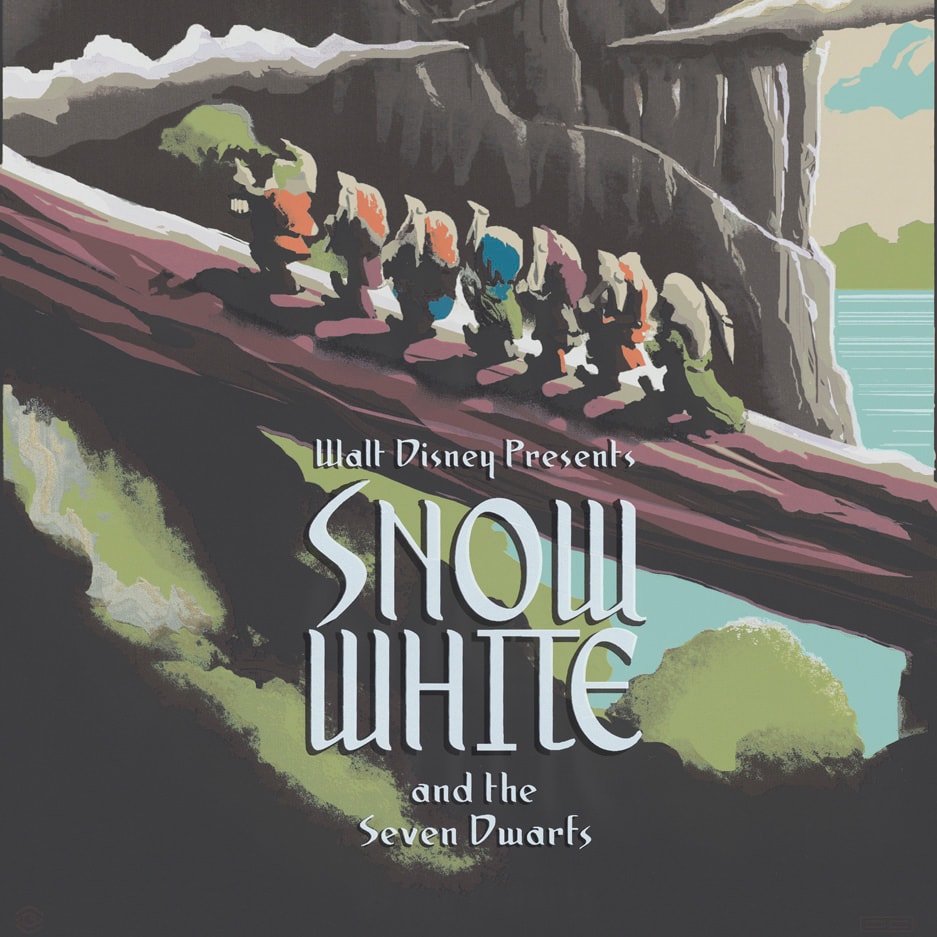 Disney Snow White and the Seven Dwarfs Movie Poster  View 4