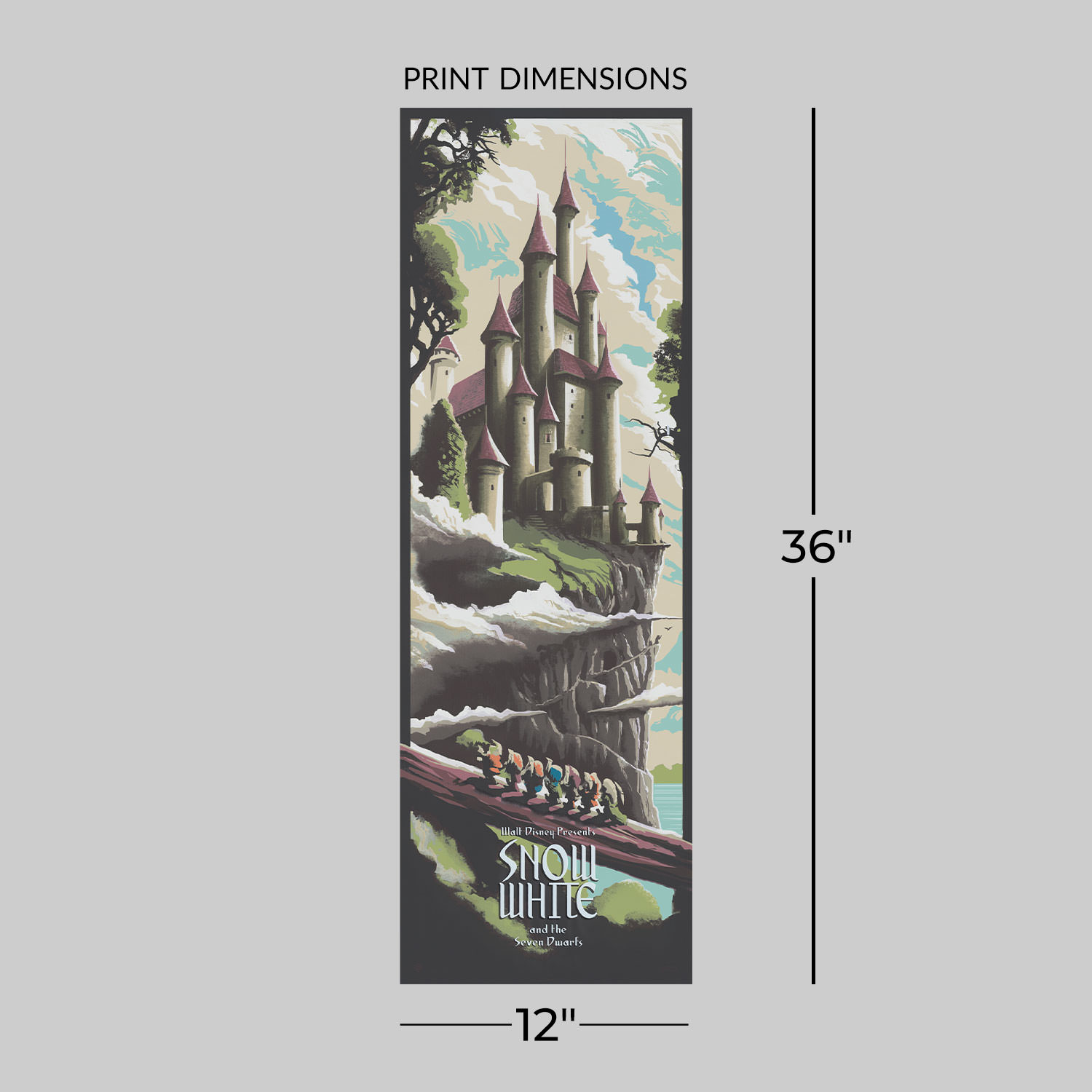 Disney Snow White and the Seven Dwarfs Movie Poster  View 2