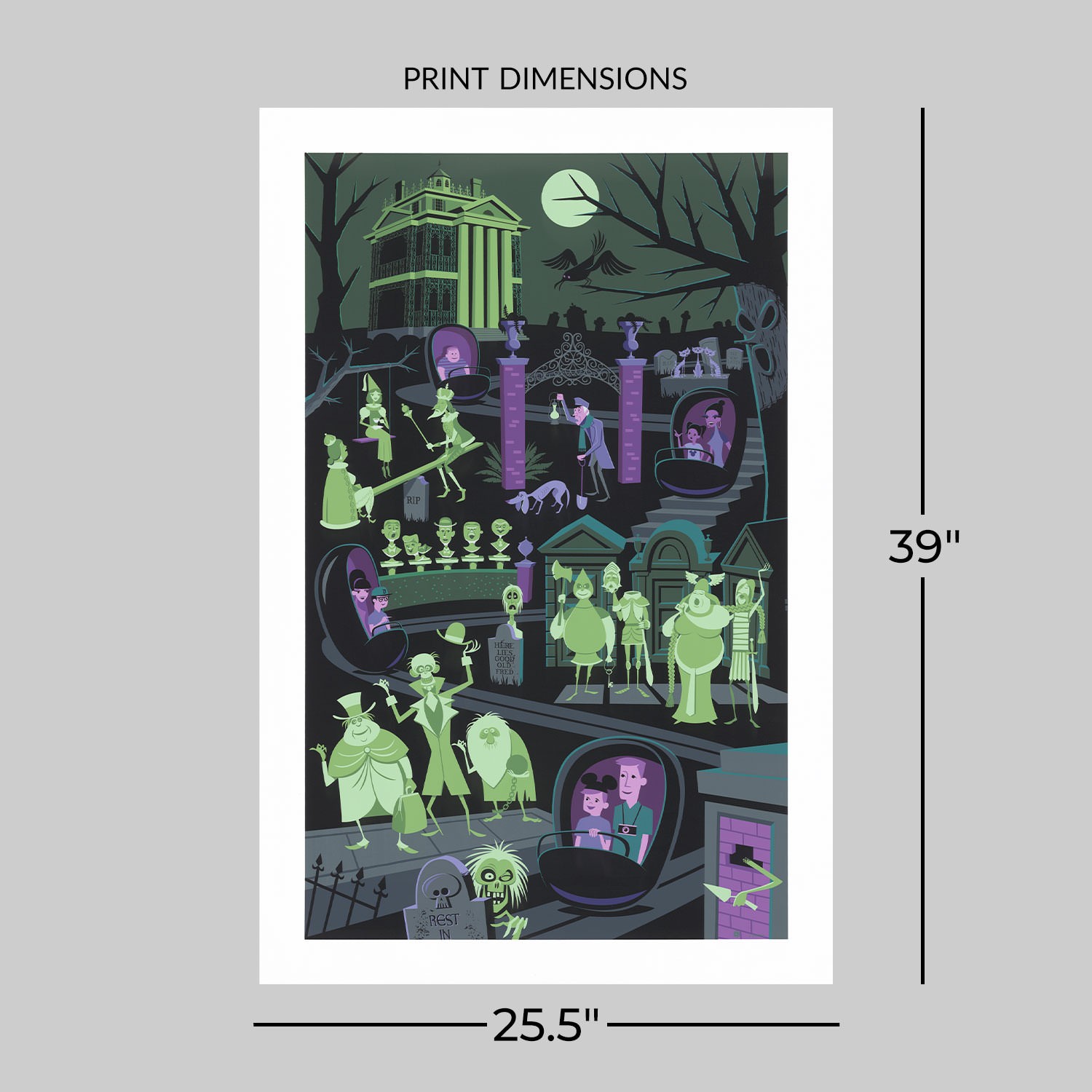 999 Happy Haunts Art Print by Collectors Editions | Sideshow