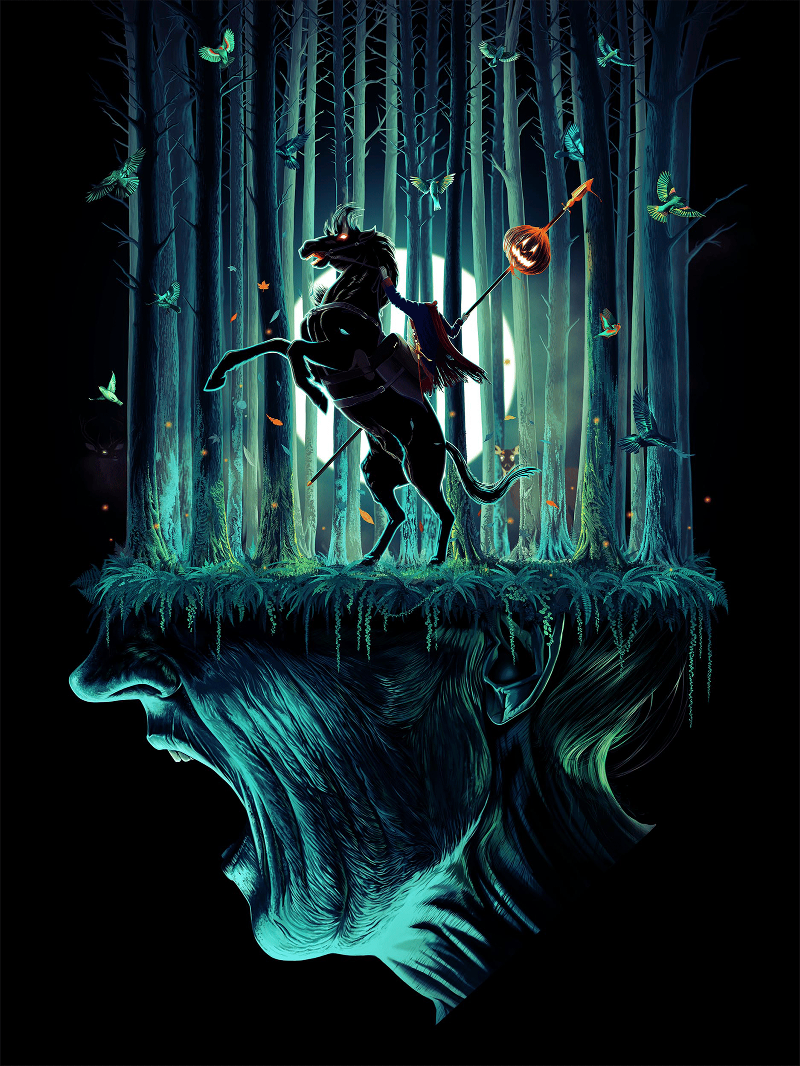 Sleepy Hollow The Legend of Sleepy Hollow Art Print  View 5