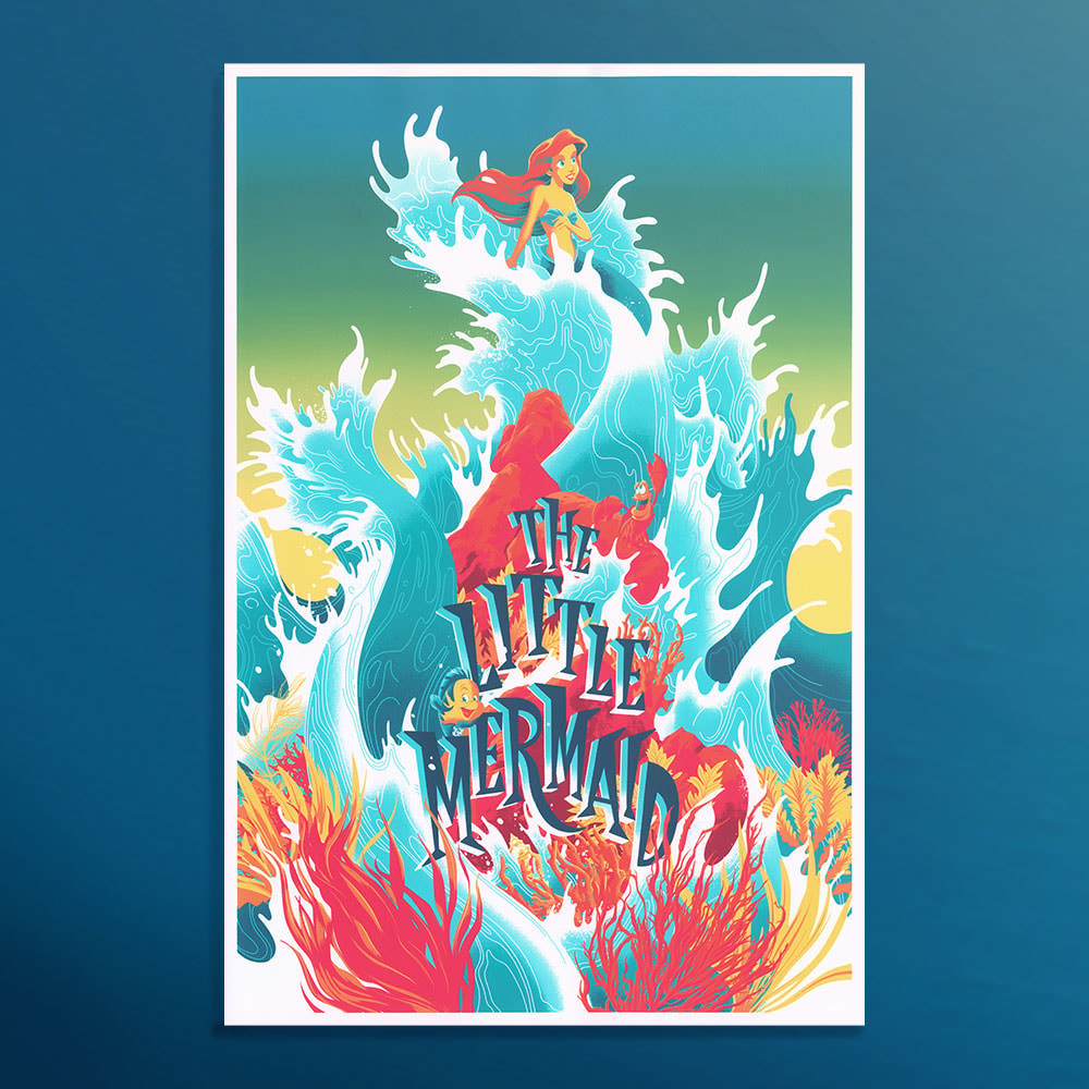 Disney The Little Mermaid Movie Poster  View 1
