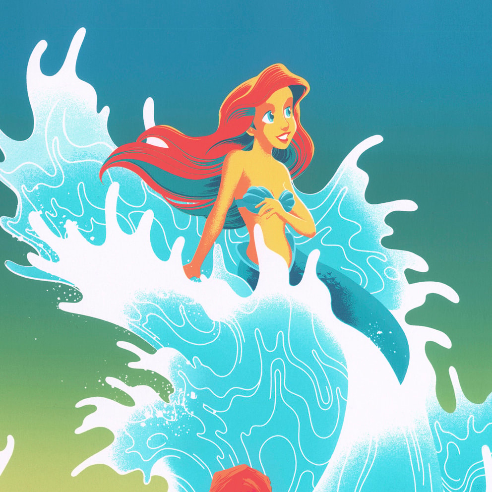 Disney The Little Mermaid Movie Poster  View 3