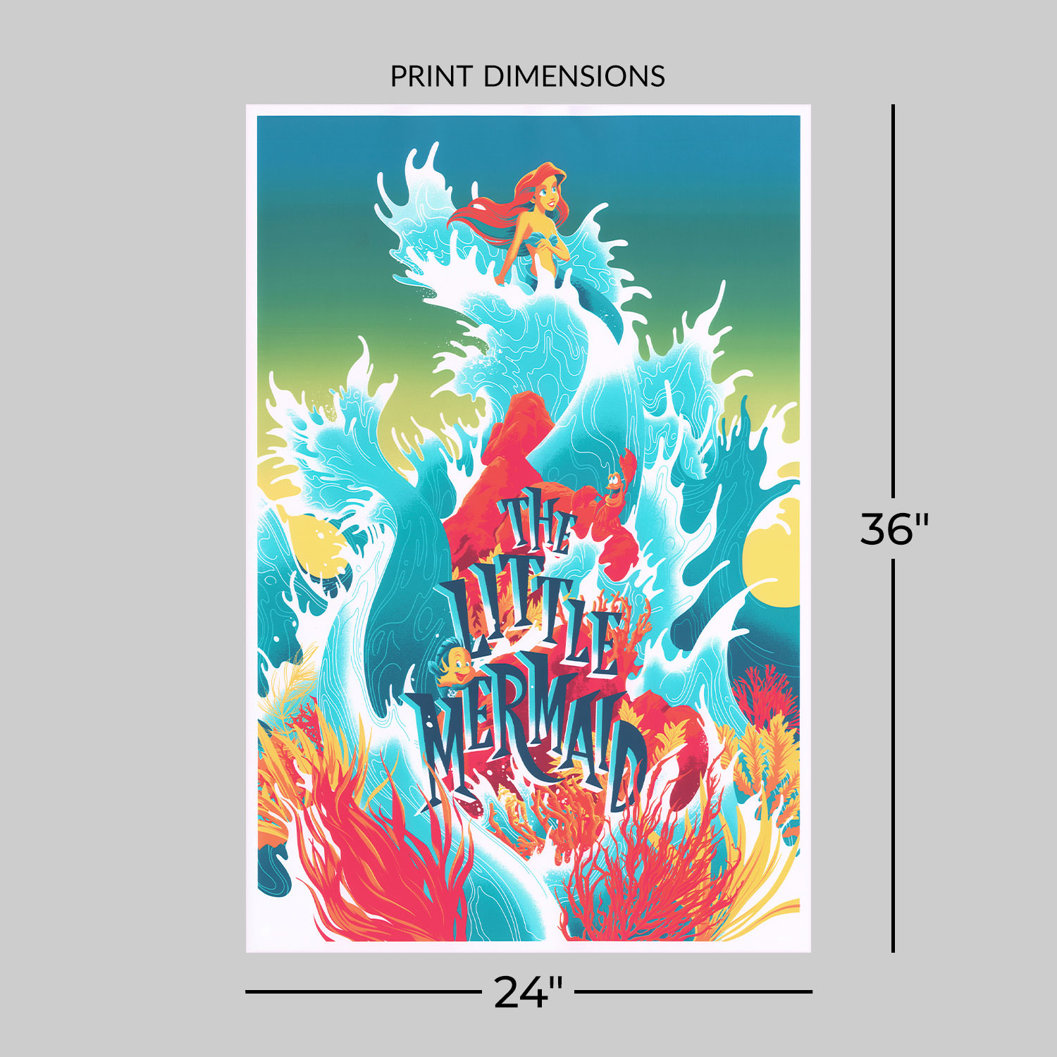 Disney The Little Mermaid Movie Poster  View 2