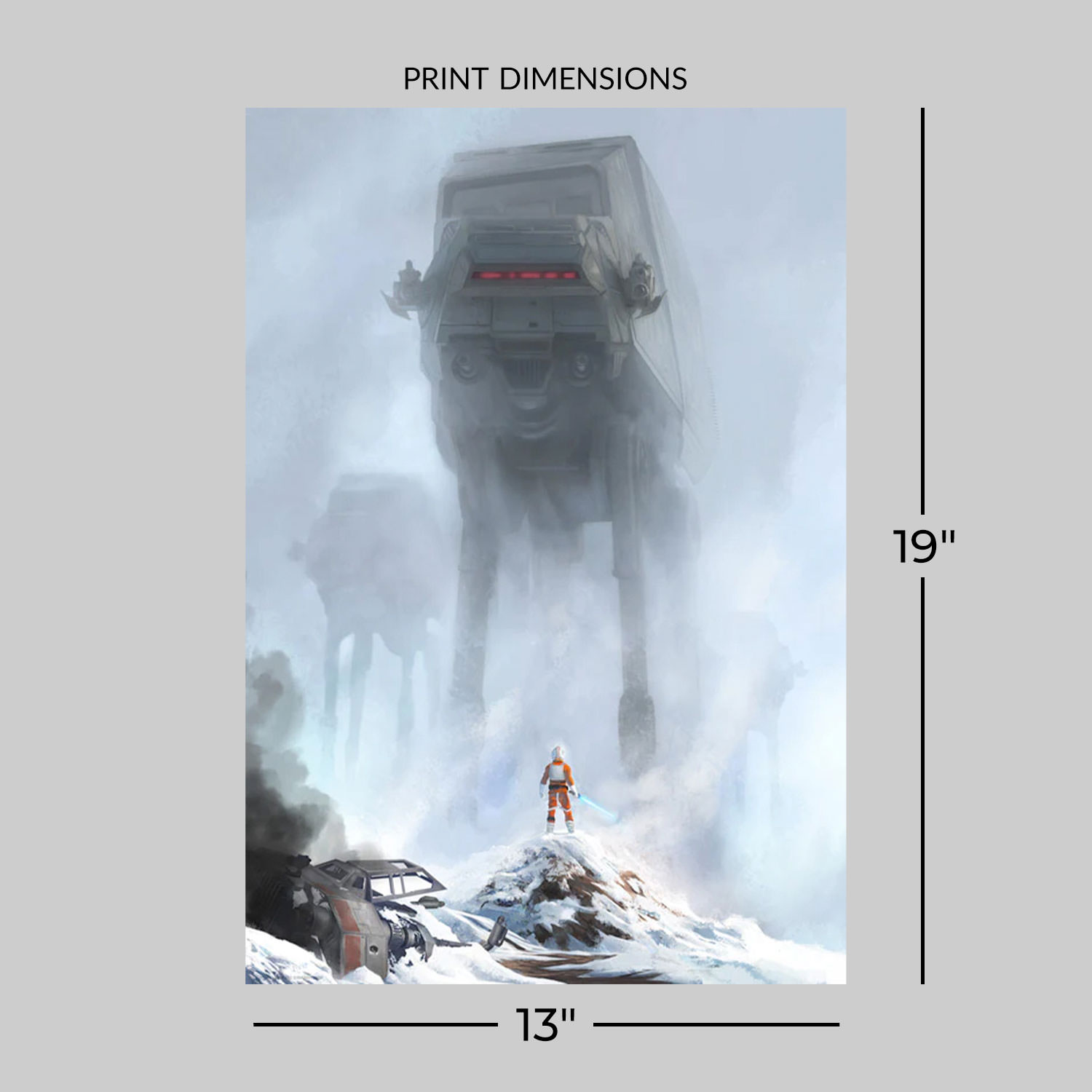 Star Wars Too Strong for Blasters Art Print  View 2
