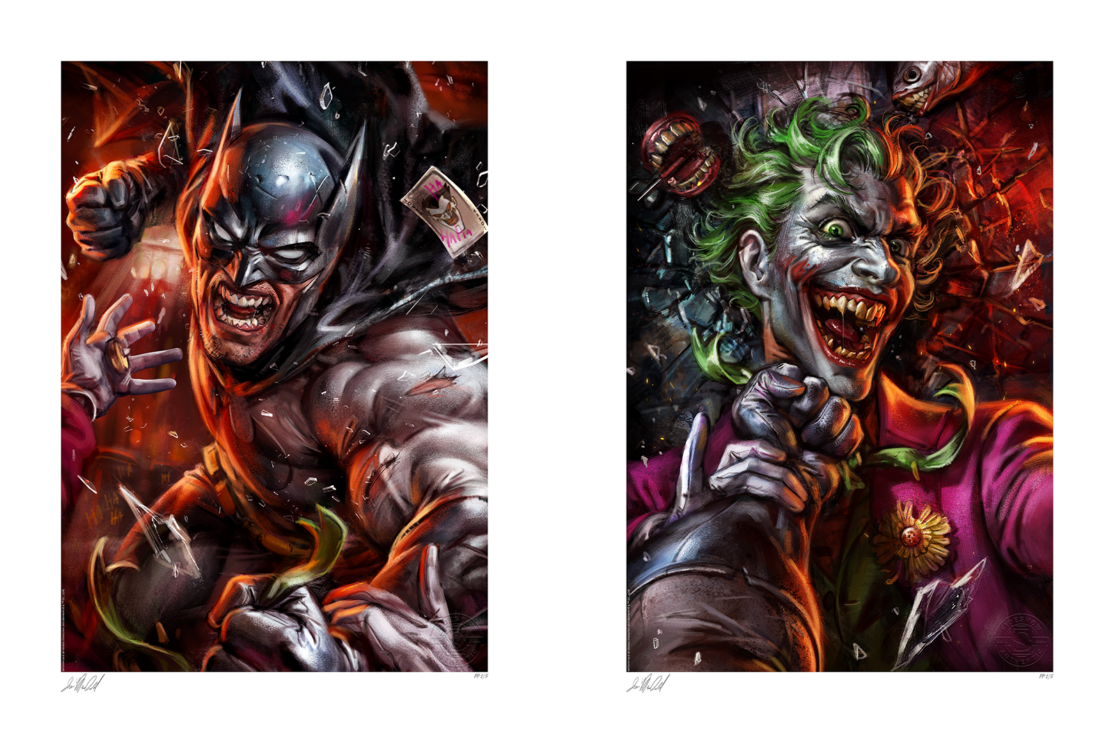 Eternal Enemies: Batman vs The Joker (Set of 2) Exclusive Edition View 5